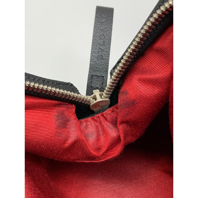 BVLGARI/Hand Bag/BLK/Canvas/All Over Print