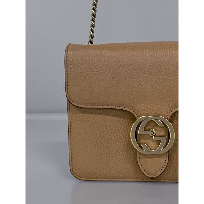 GUCCI/Cross Body Bag/BEG/Leather/510304