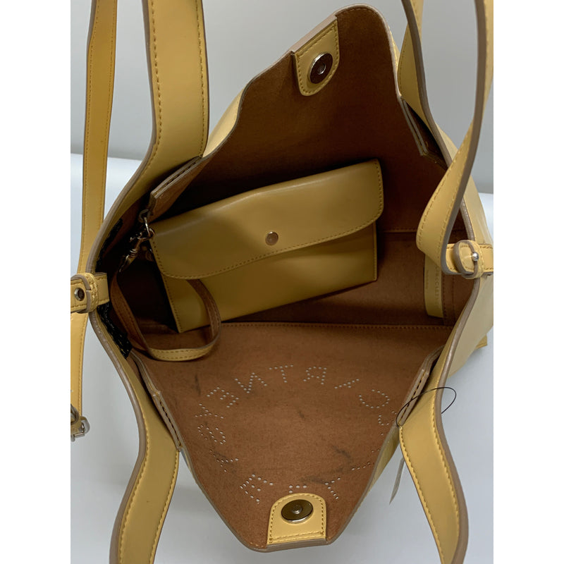 STELLAMcCARTNEY/Cross Body Bag/YEL/Leather/Plain