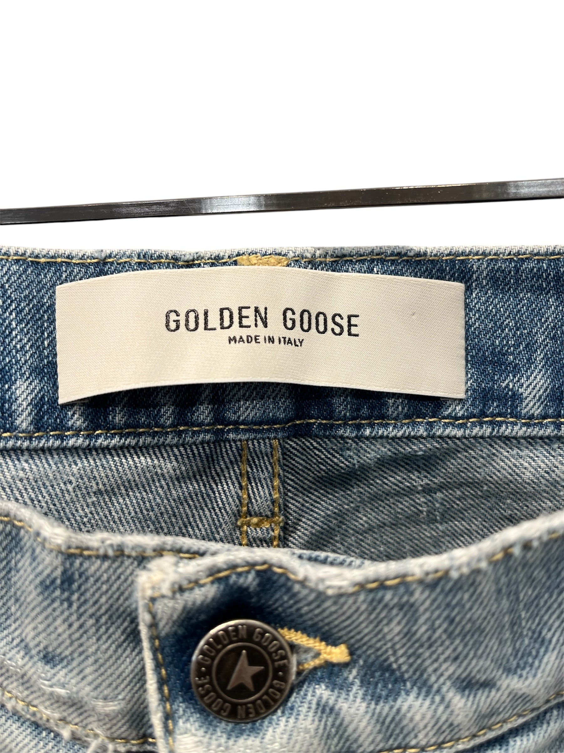 GOLDEN GOOSE/Shorts/32/Denim/BLU/BUTTONS ON BOTH SIDES view 3