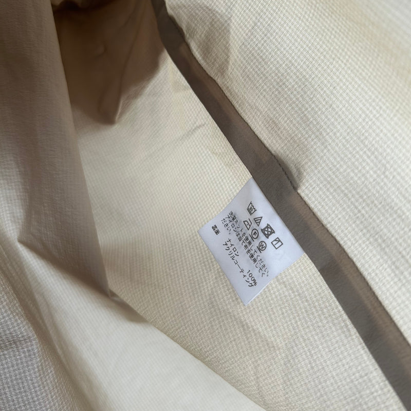 PLEATS PLEASE ISSEY MIYAKE/Trench Coat/3/Beige/Nylon