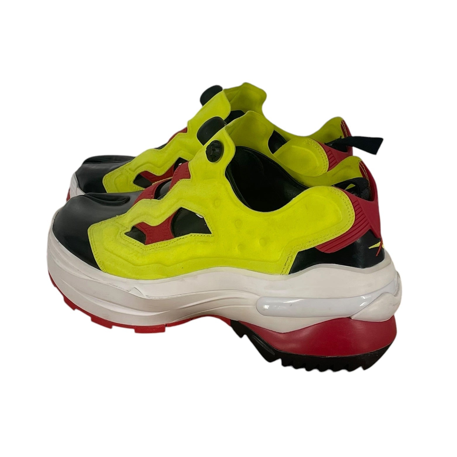Maison Margiela/Reebok/Low-Sneakers/US 10.5/MLT/NEON GREEN INSTA PUMP view 2
