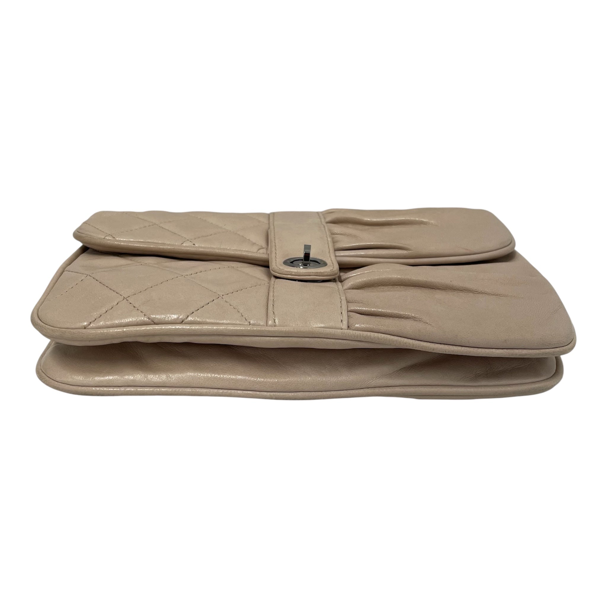 CHANEL/Tote Bag/Leather/BEG/HALFSTITCH view 4