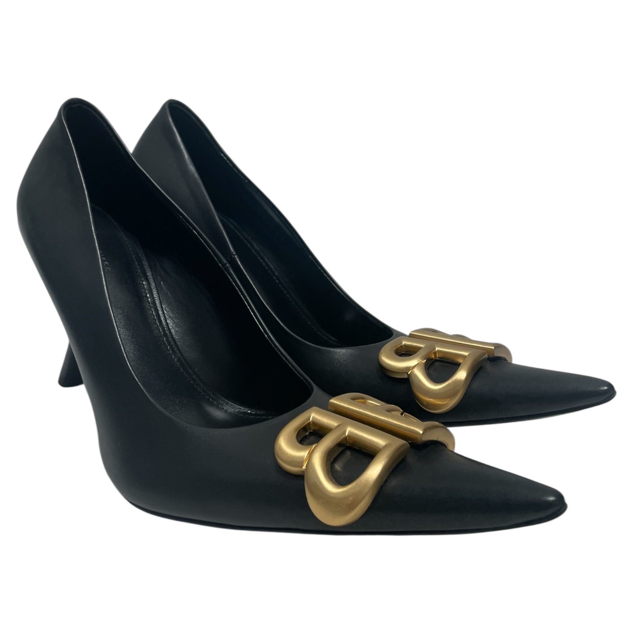 BALENCIAGA/Heels/EU 37/BLK/90mm FLex BB Knife Pumps view 1