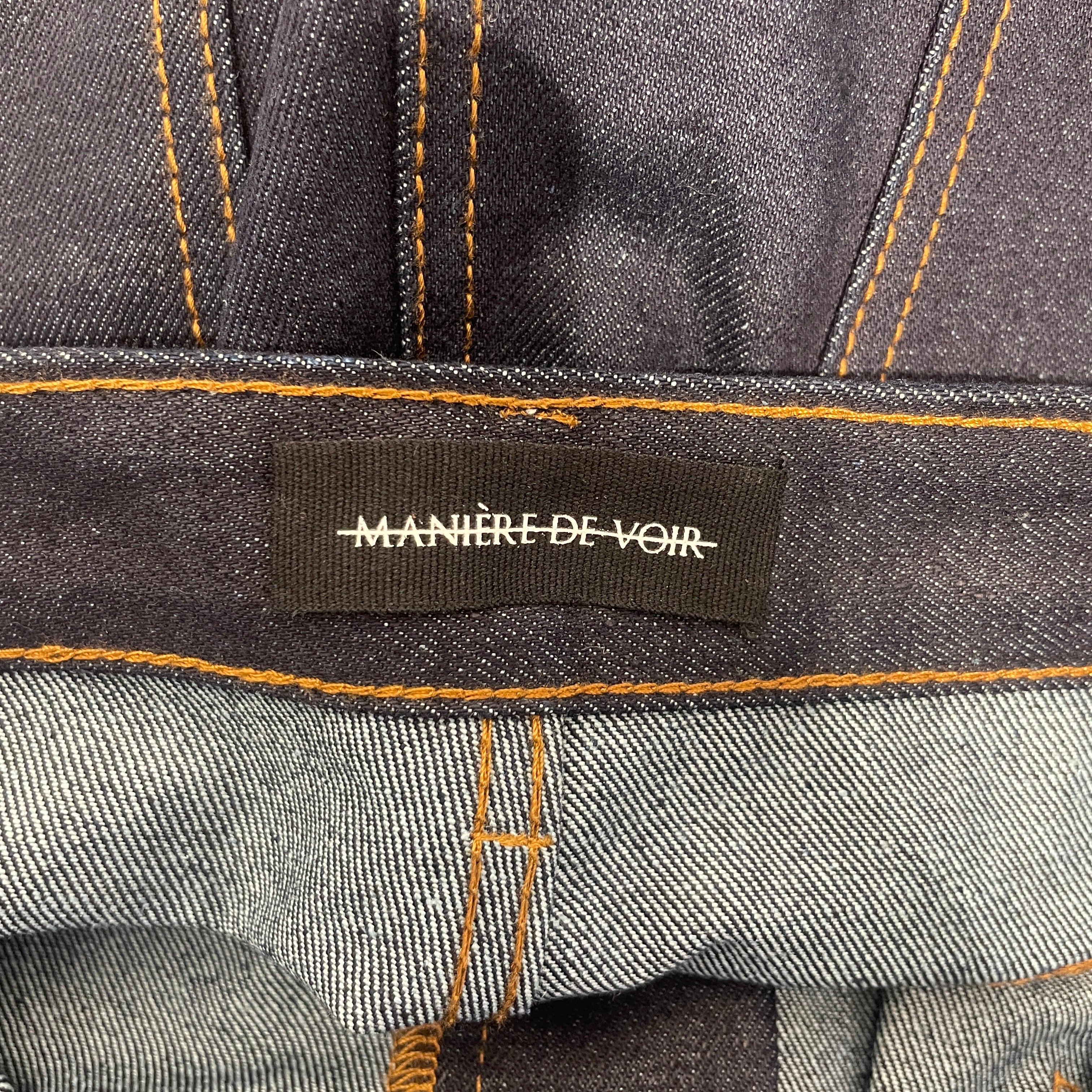 MANIERE DE VOIR/Pants/36/Cotton/NVY/MANIERE DE VOIR GOLD/BWN TAG view 3