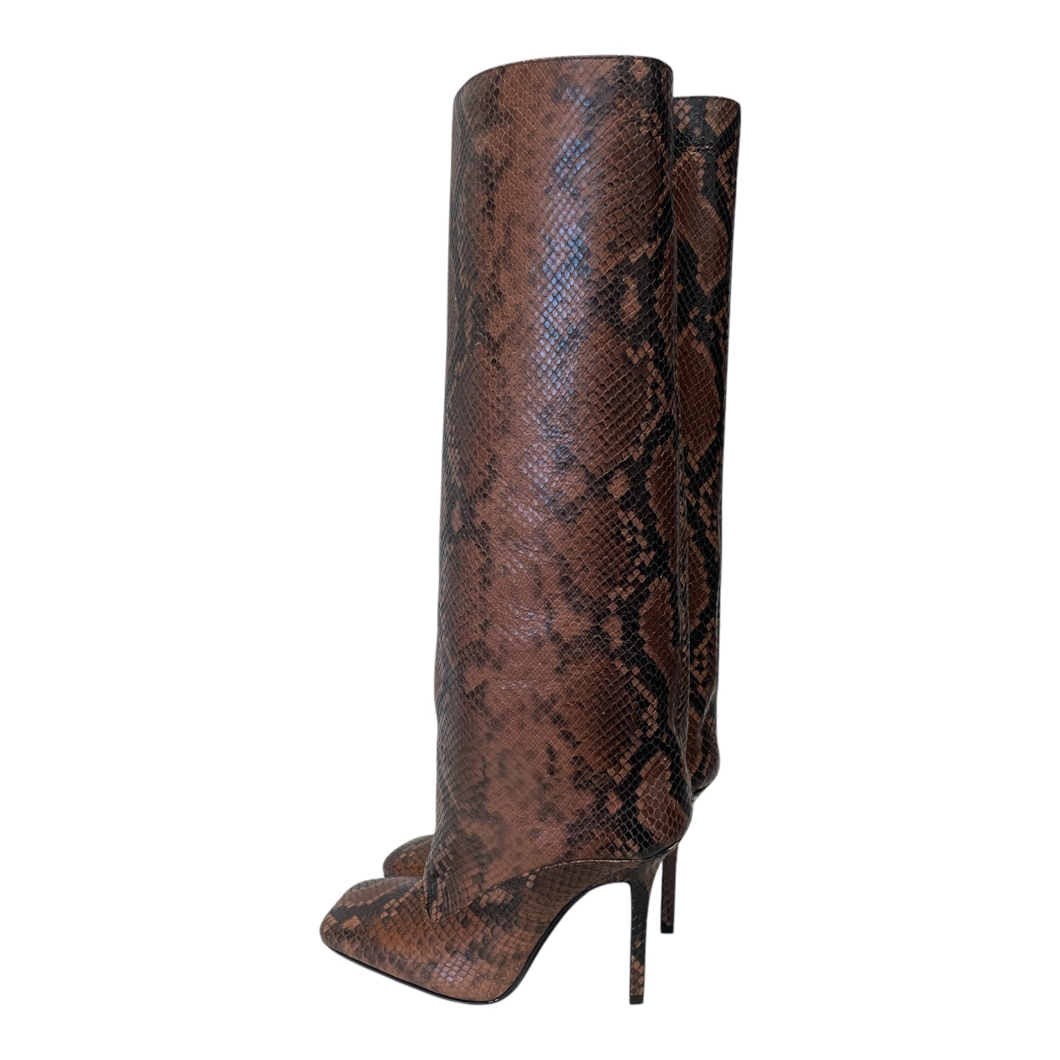 THE ATTICO/Boots/EU 37.5/Animal Pattern/Leather/BRW/ view 2