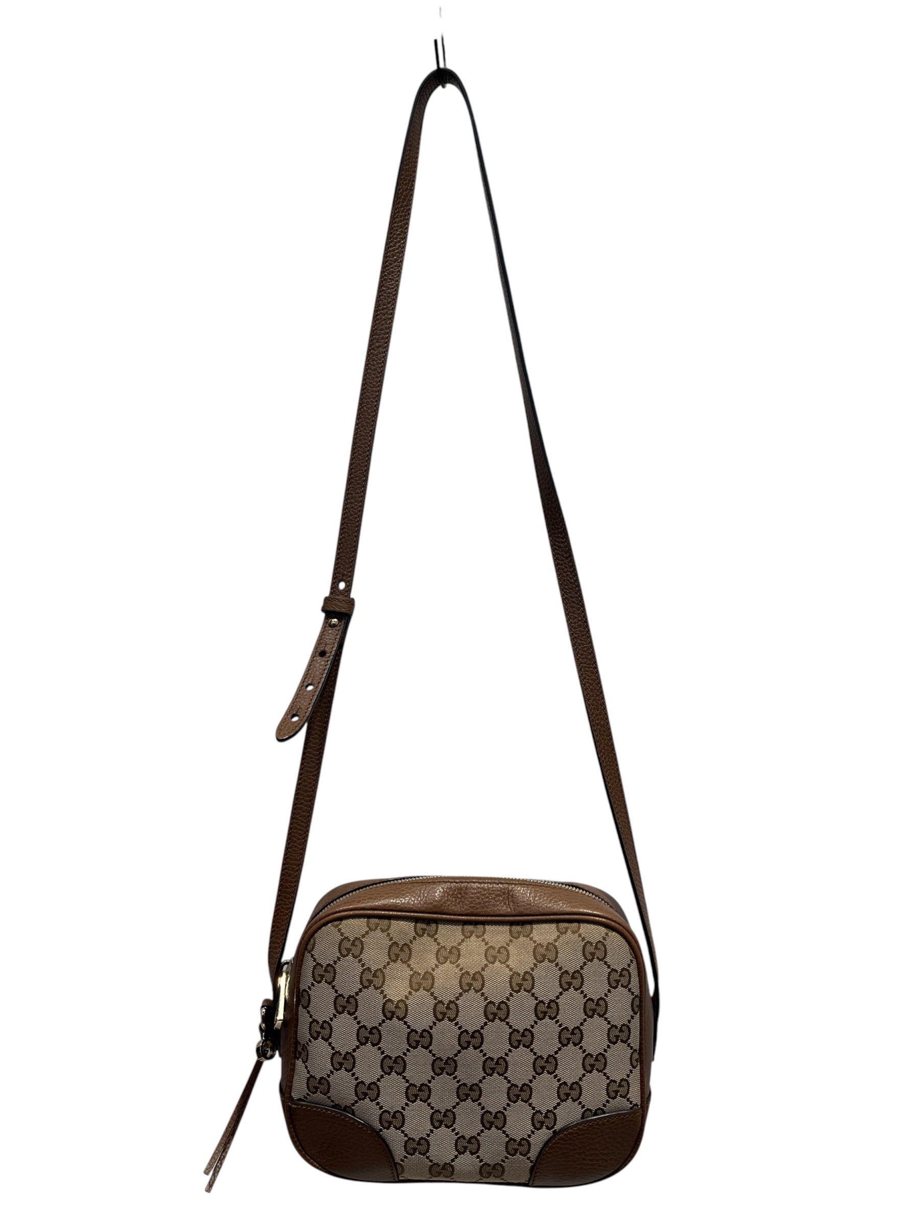 GUCCI/Cross Body Bag/Monogram/CML/GG Canvas bree mini view 1
