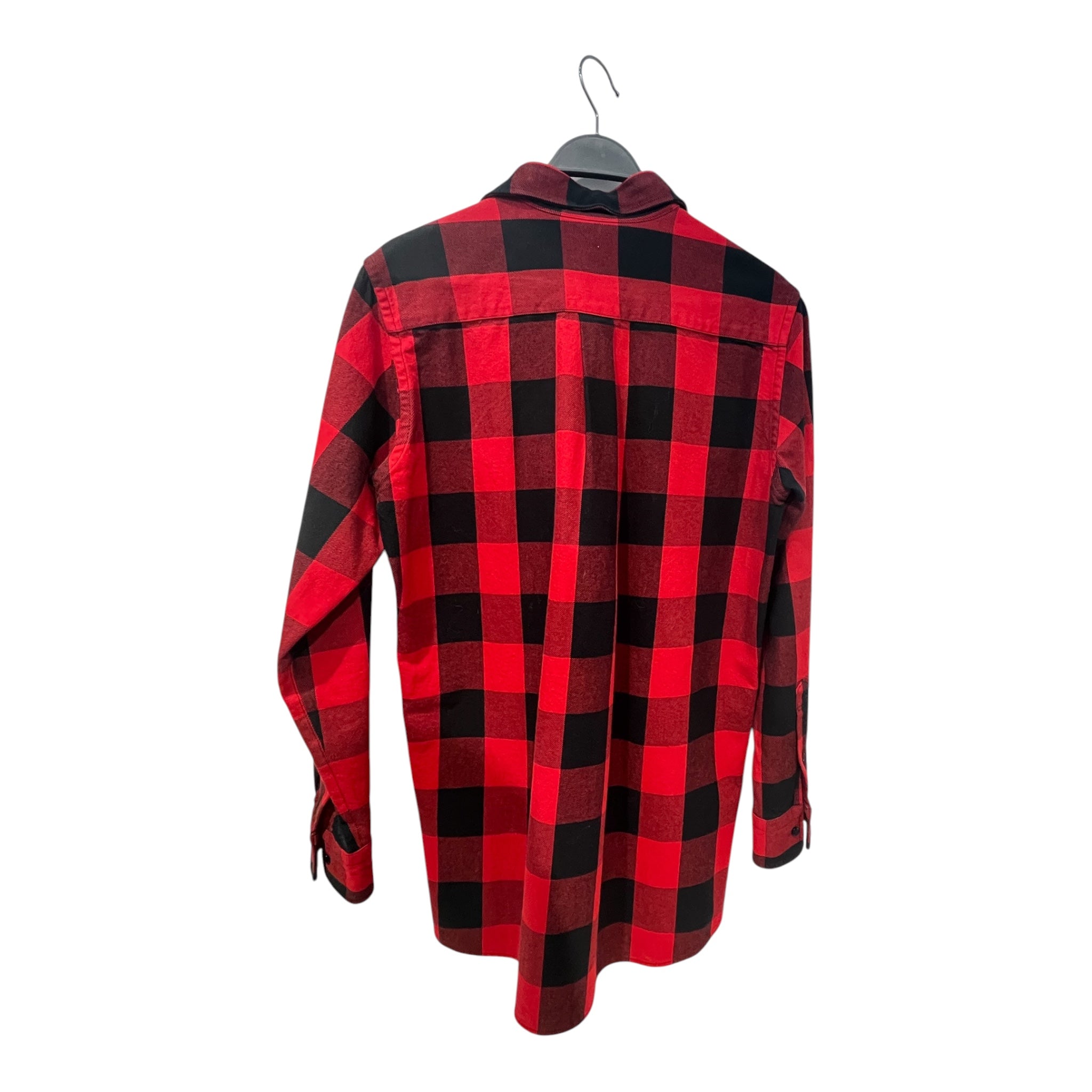 A BATHING APE/Flannel Shirt/M/Cotton/RED/Plaid/Flannel withe side zips view 2