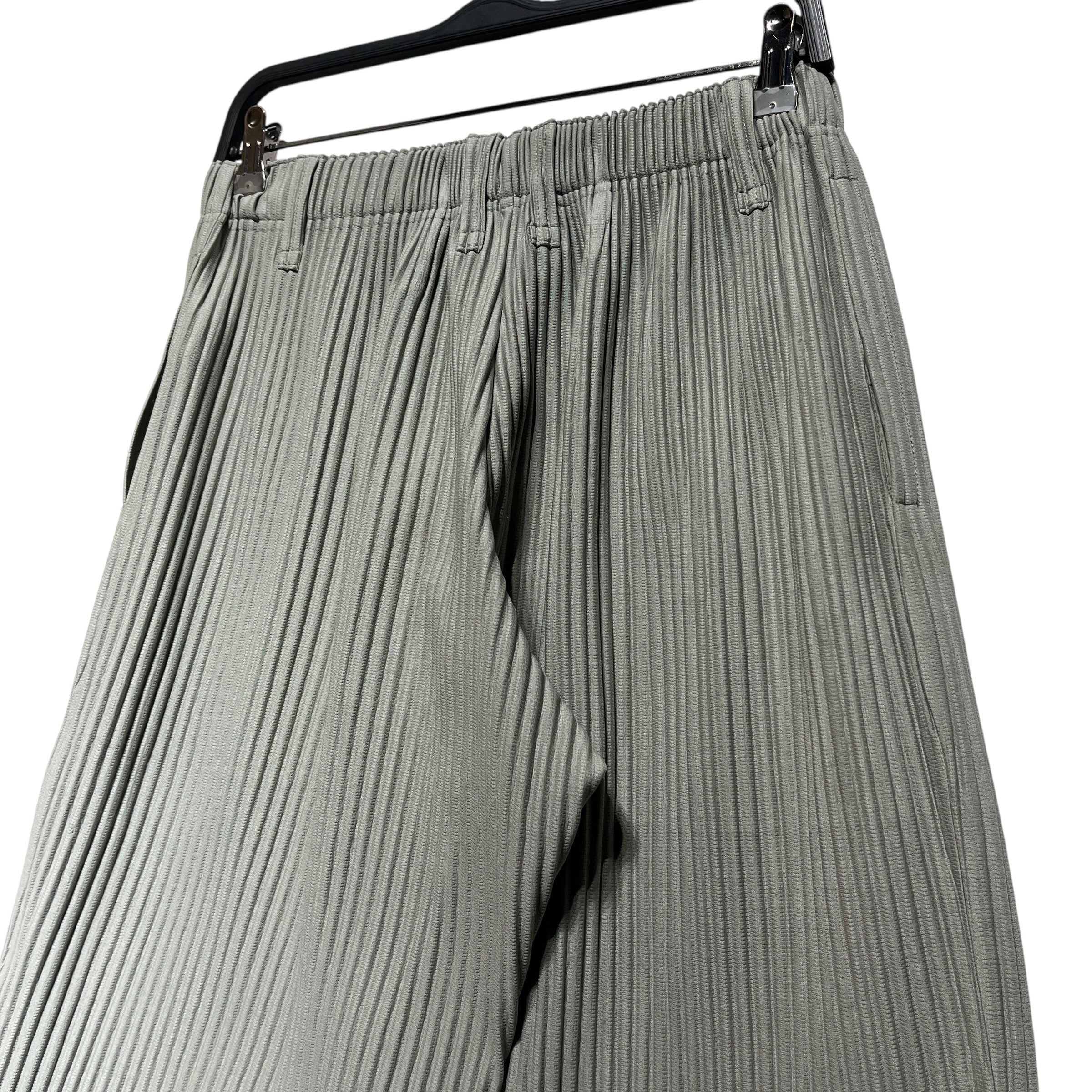 HOMME PLISSE ISSEY MIYAKE/Pants/1/Polyester/GRY/Belt Loop Trousers view 5