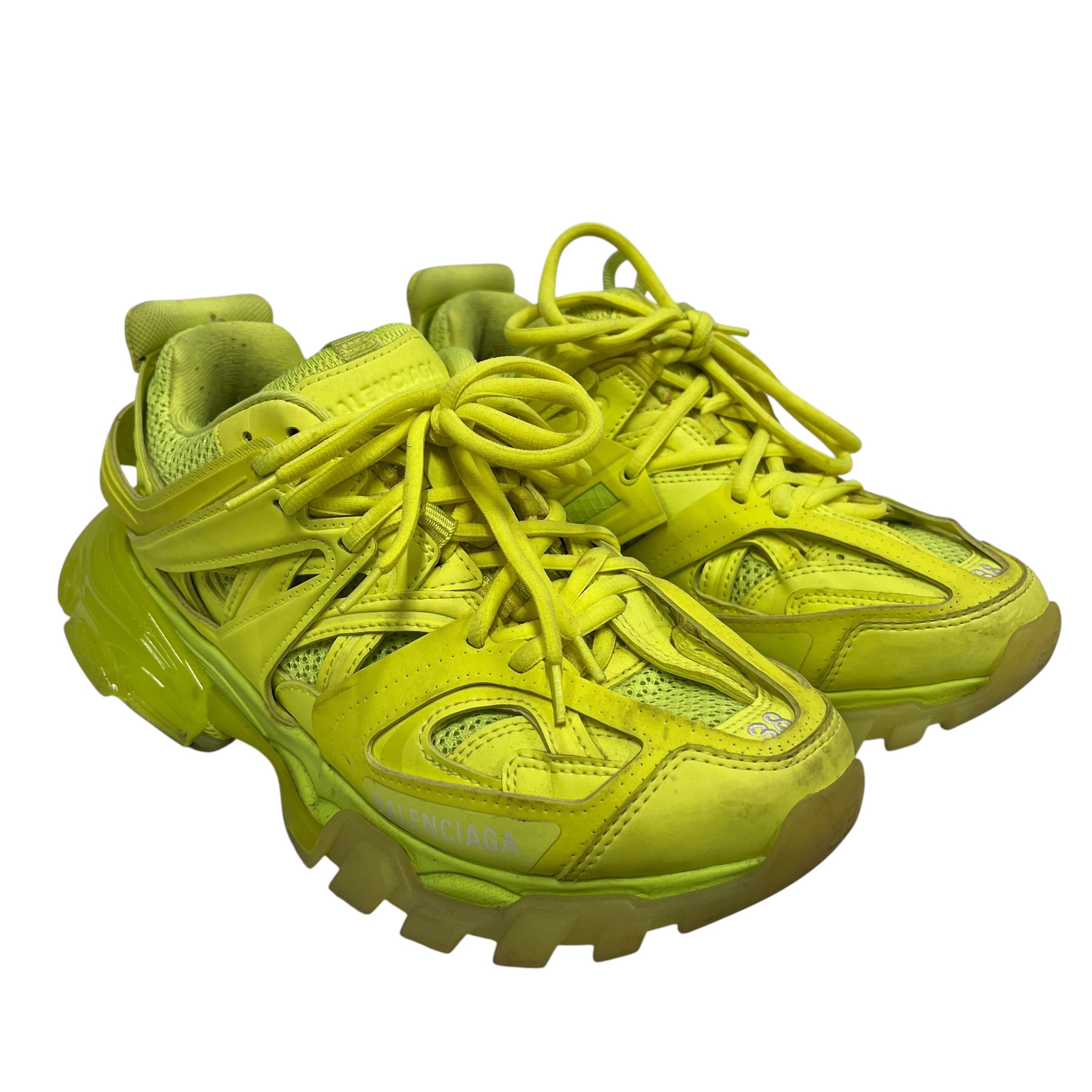 BALENCIAGA/Low-Sneakers/US 8/Polyester/GRN/Tracks view 1