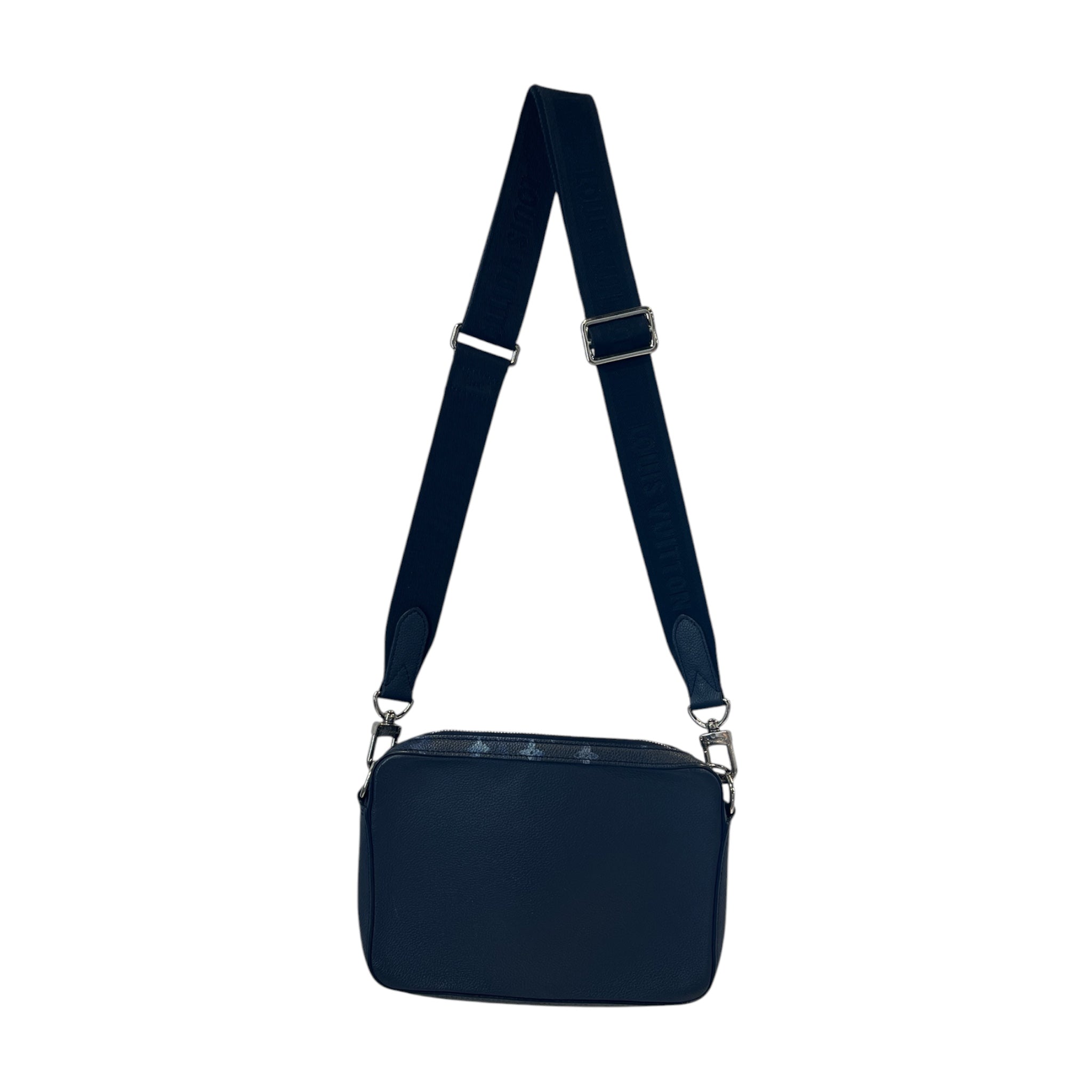 LOUIS VUITTON/Cross Body Bag/Monogram/Leather/NVY/TRIO MESSENGER BAG view 2