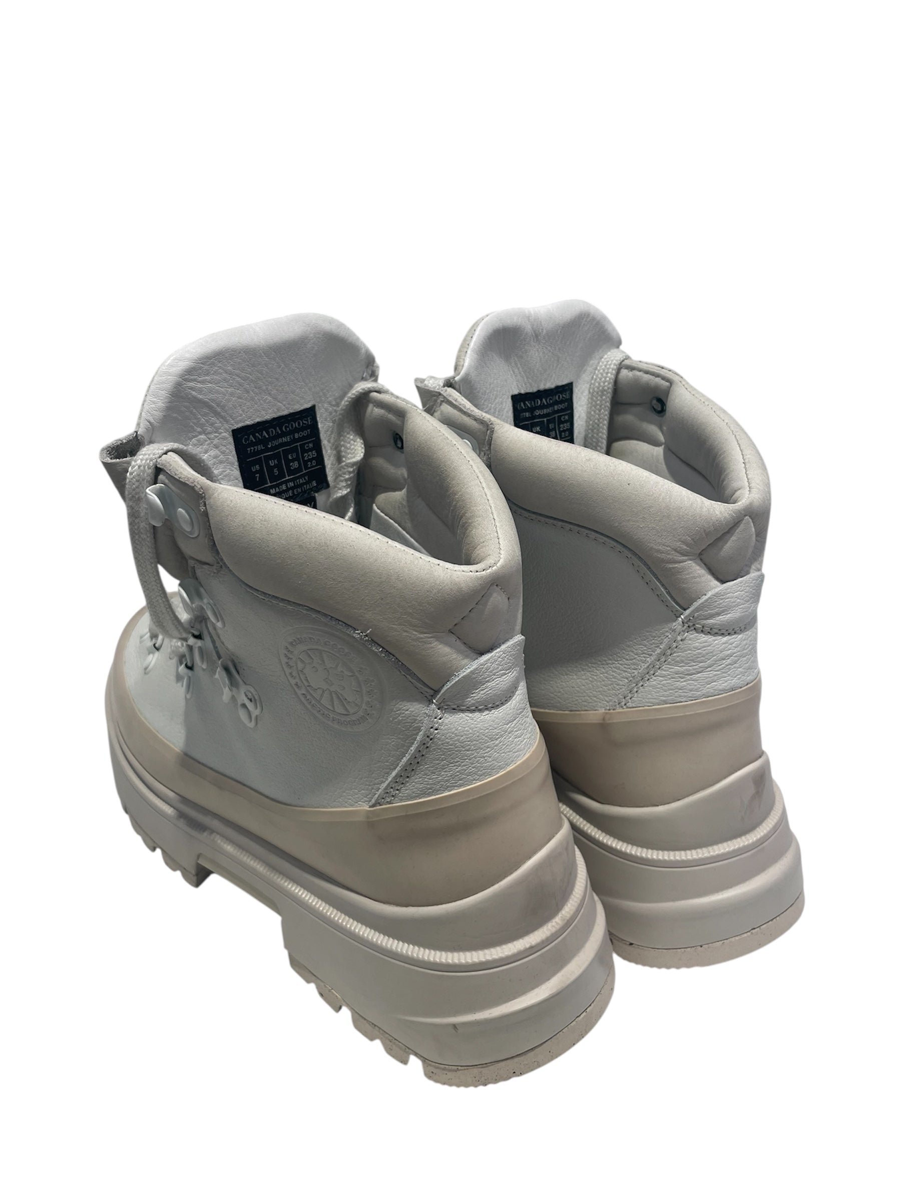 CANADA GOOSE/Boots/US 7/Leather/WHT/JOURNEY BOOTS/BEIGE/HEAVY/ view 2