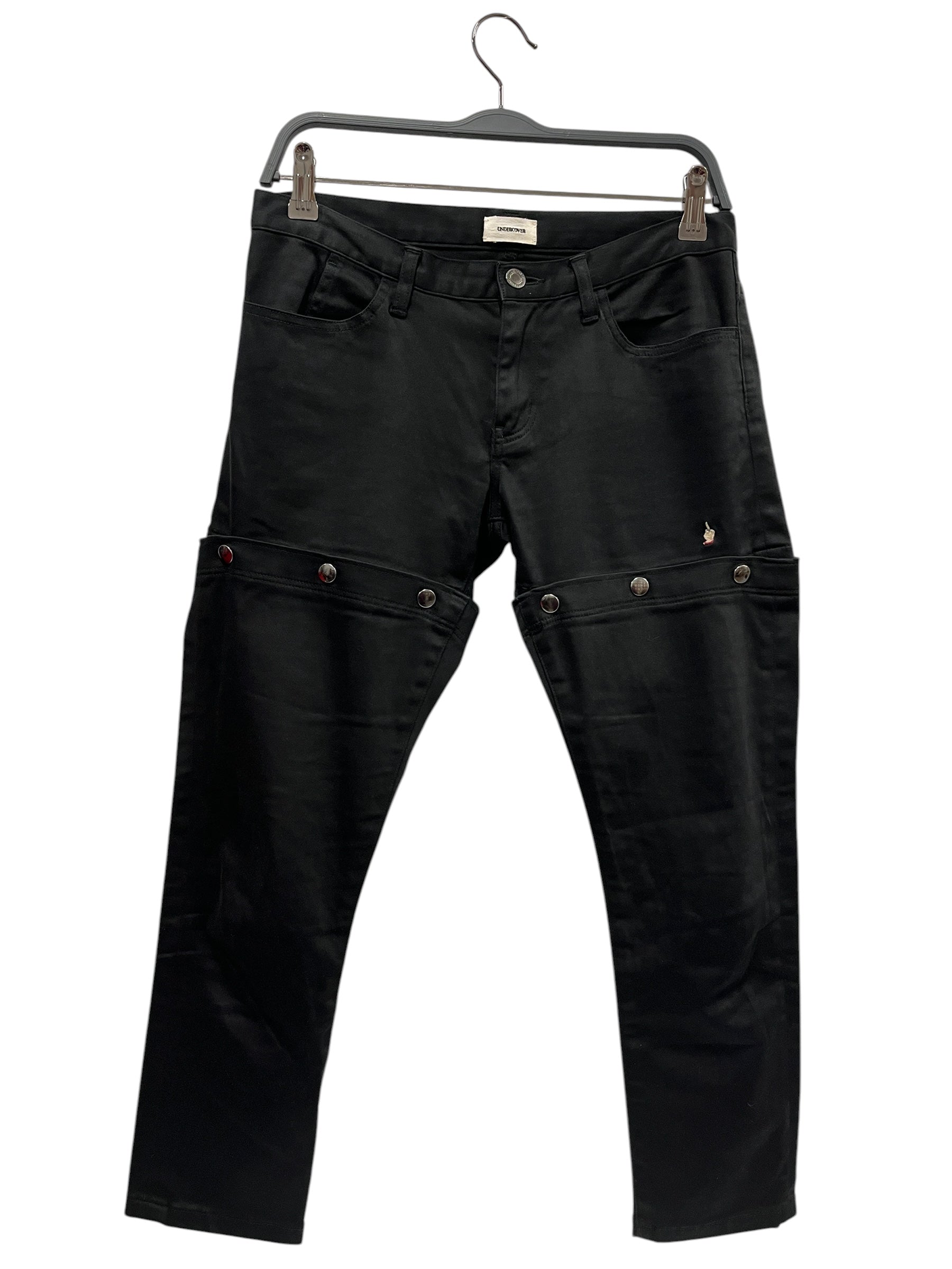 UNDERCOVER/Pants/2/Cotton/BLK/SNAP OFF view 1