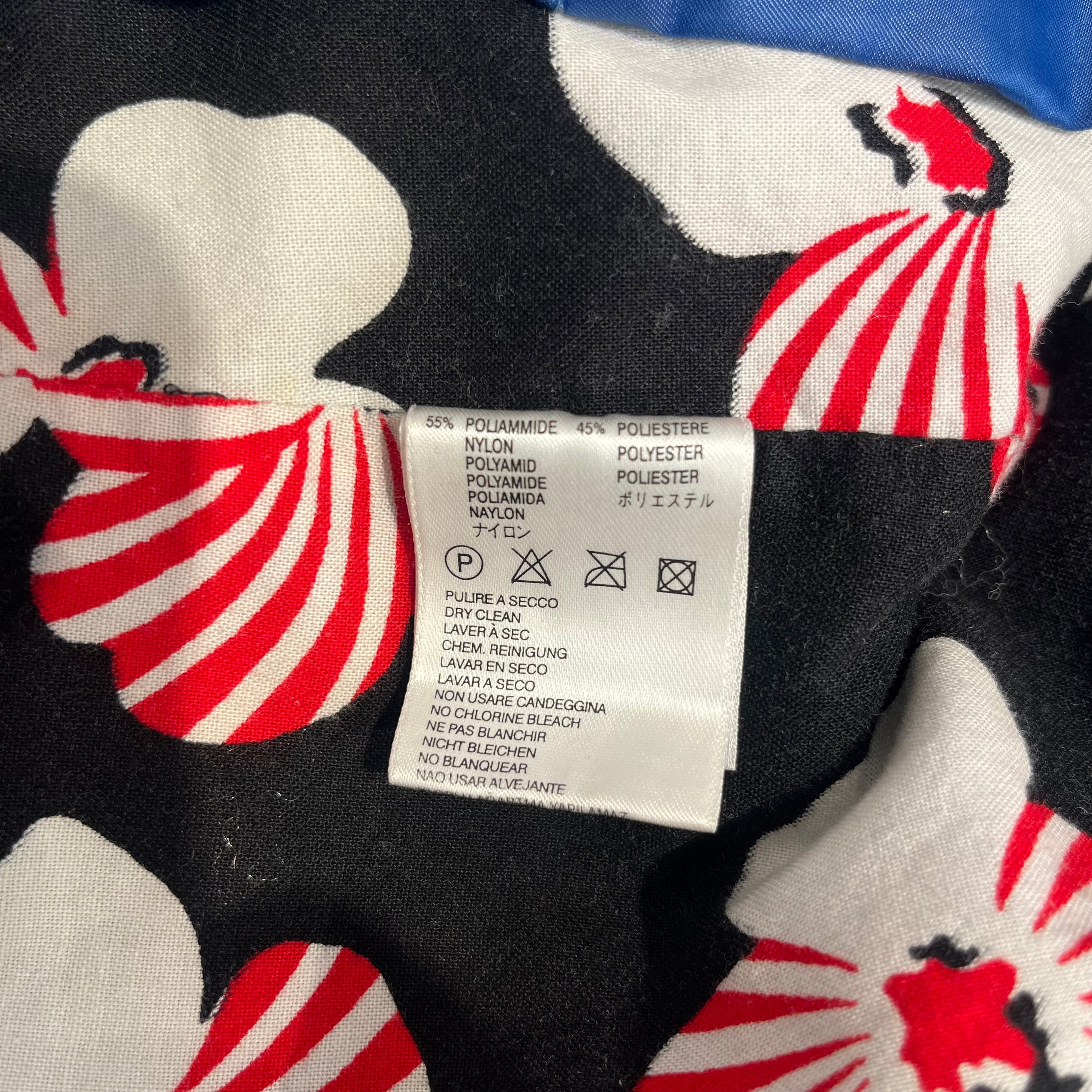 DIESEL/Vest/S/Graphic/Nylon/BLU/rua de utopia floral interior view 4