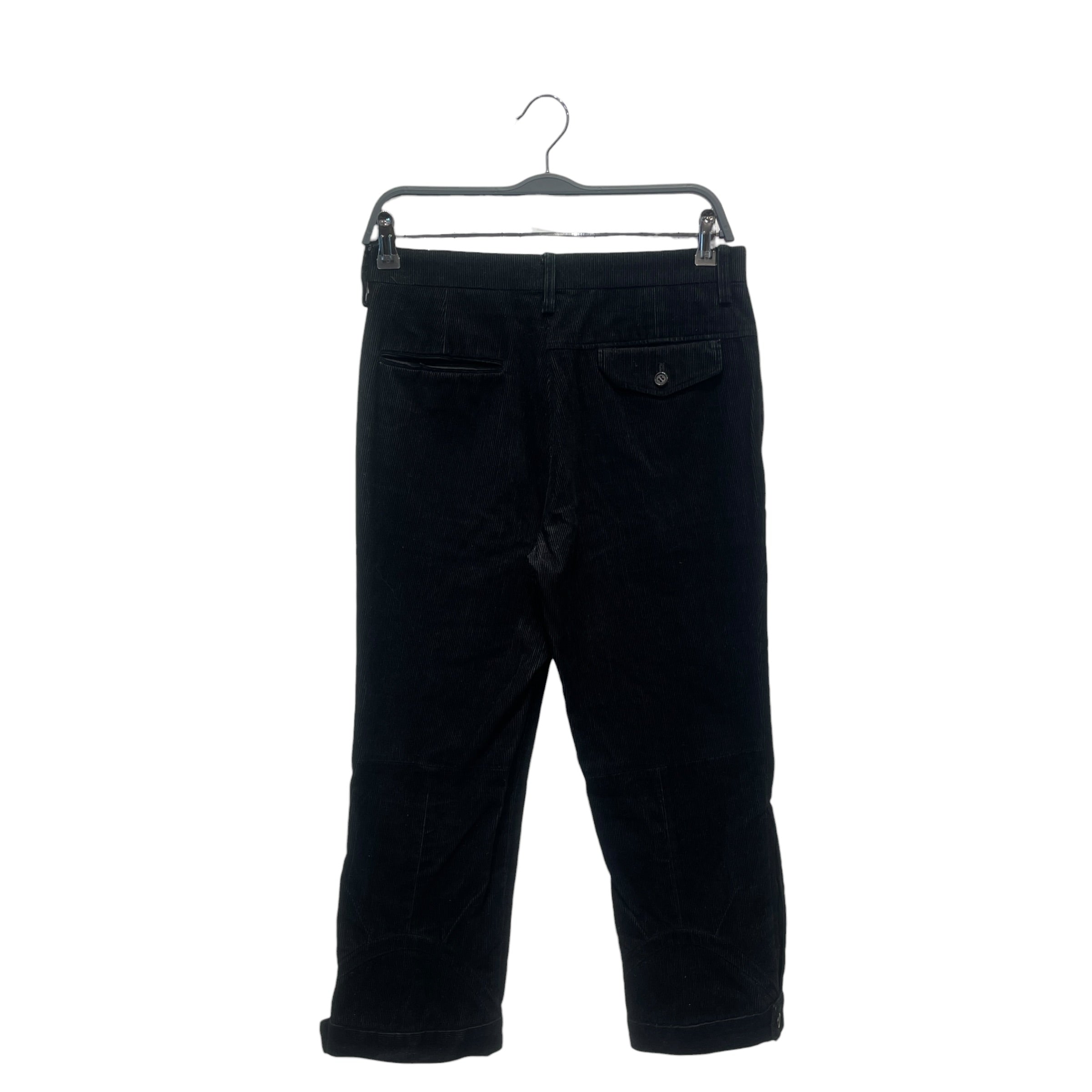 UNDERCOVER/Pants/1/Corduroy/BLK/LIGHTING BOLT ON KNEE view 4