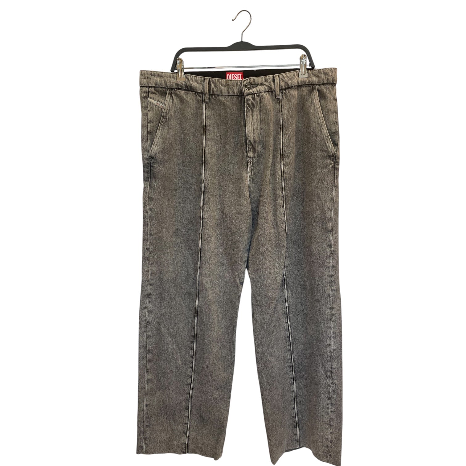 DIESEL/Pants/38/Cotton/GRY/barrel view 1