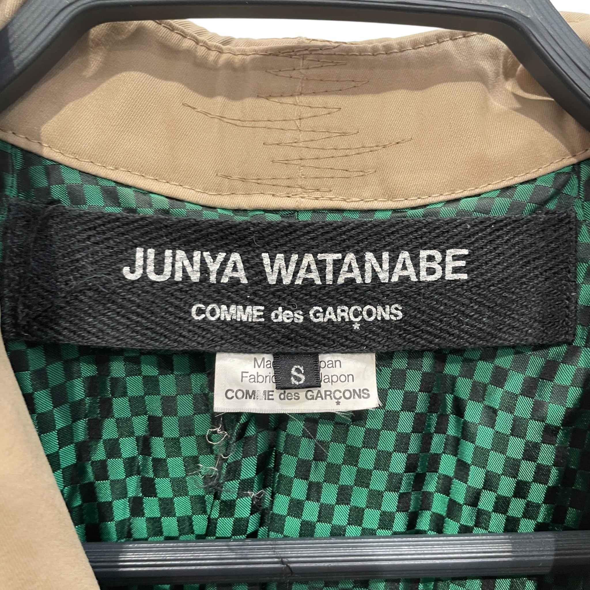JUNYA WATANABE COMME des GARCONS/Trench Coat/S/KHK/puff&buckle sleeve view 3