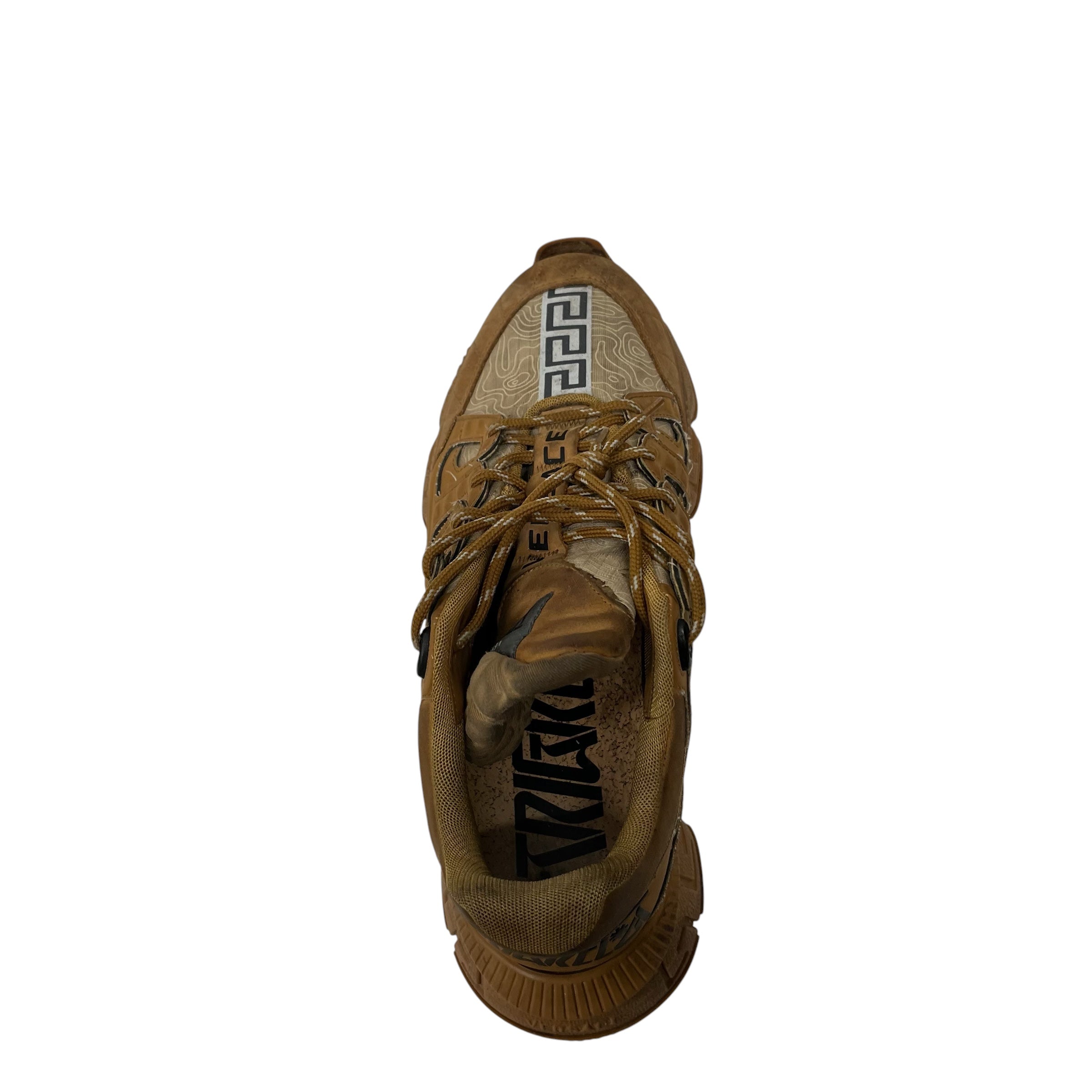 VERSACE/Low-Sneakers/US 9/BEG/TRIGRECA view 3