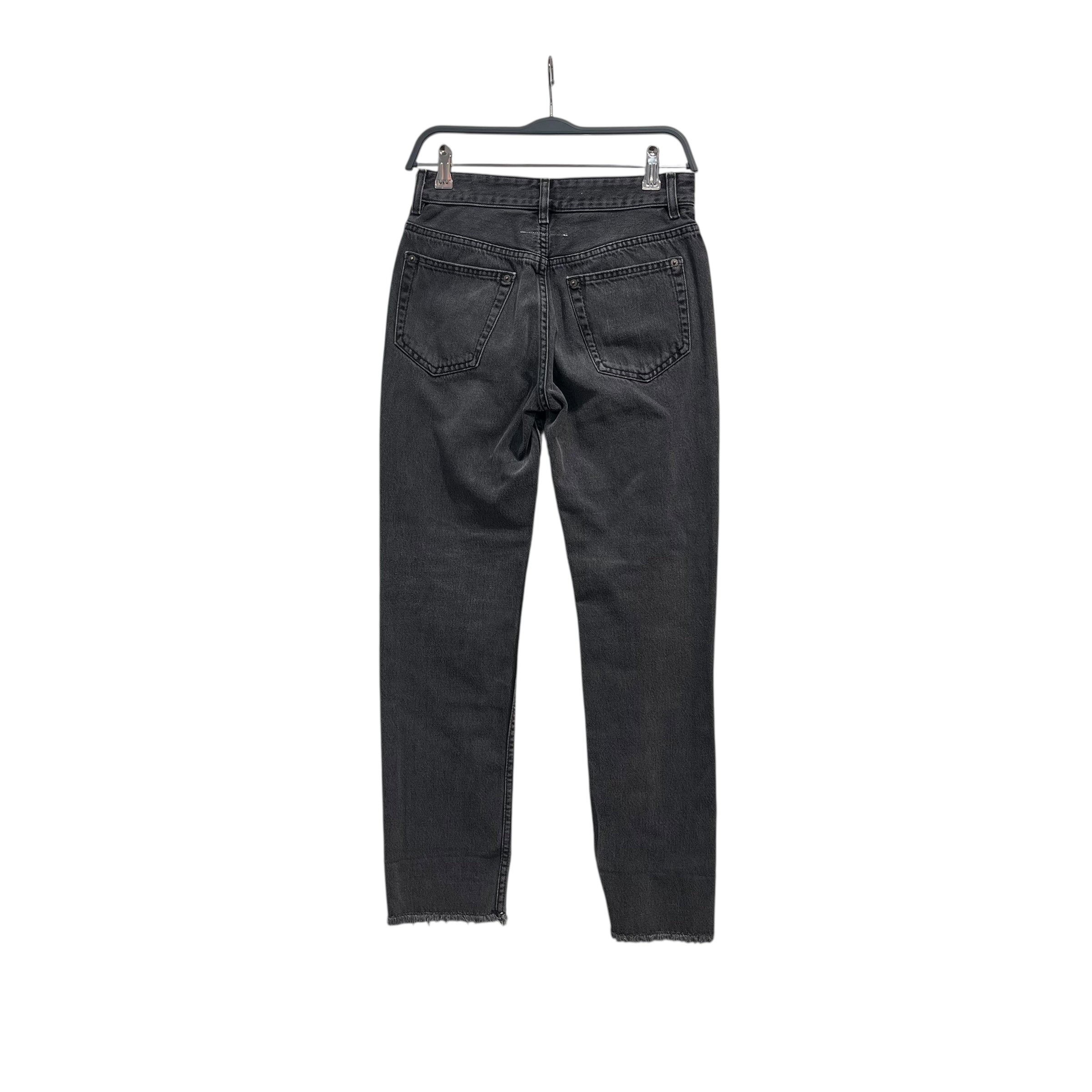 Maison Margiela/Straight Pants/38/Cotton/GRY/6 button down front cut bottom view 2