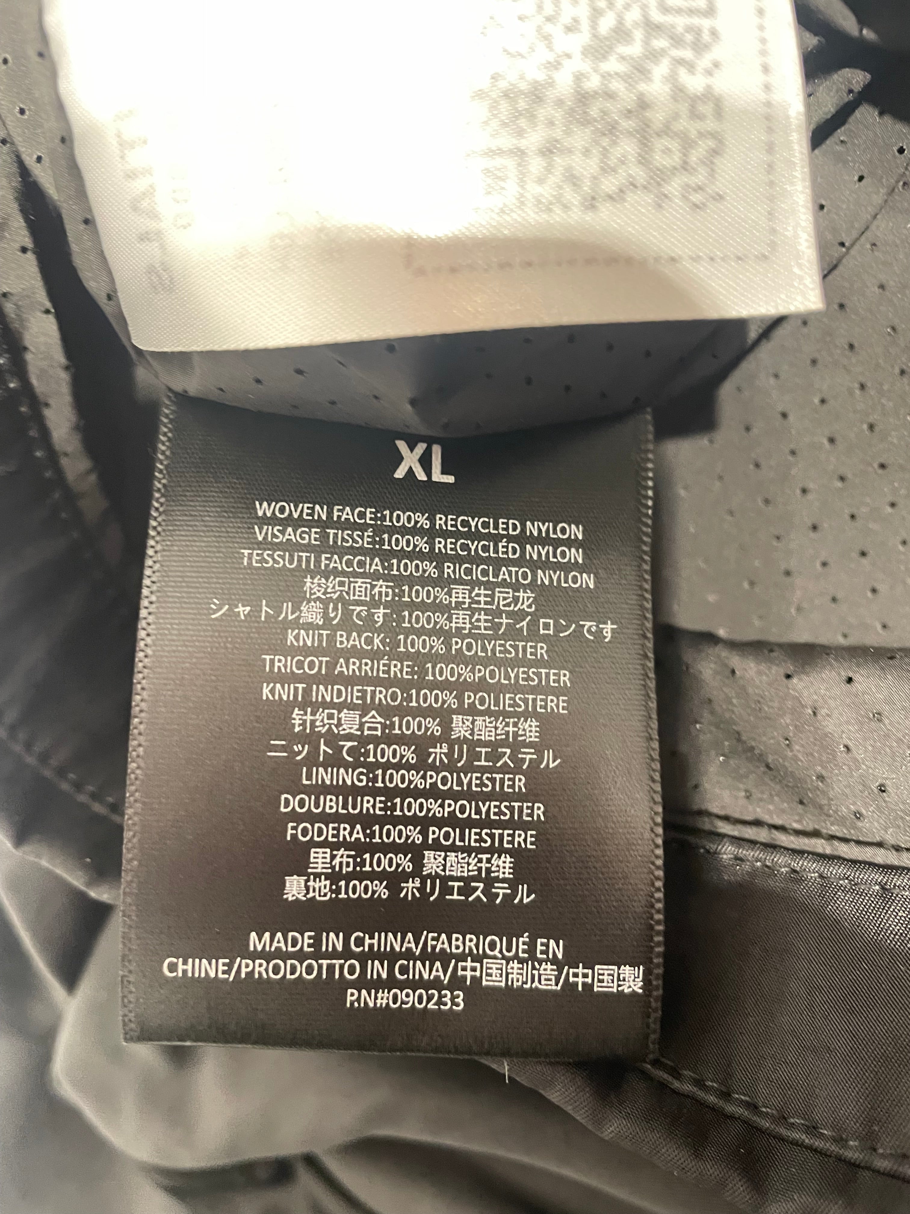 ESSENTIALS/Sweater/XL/Nylon/BLK/Nylon Half Zip Black view 4