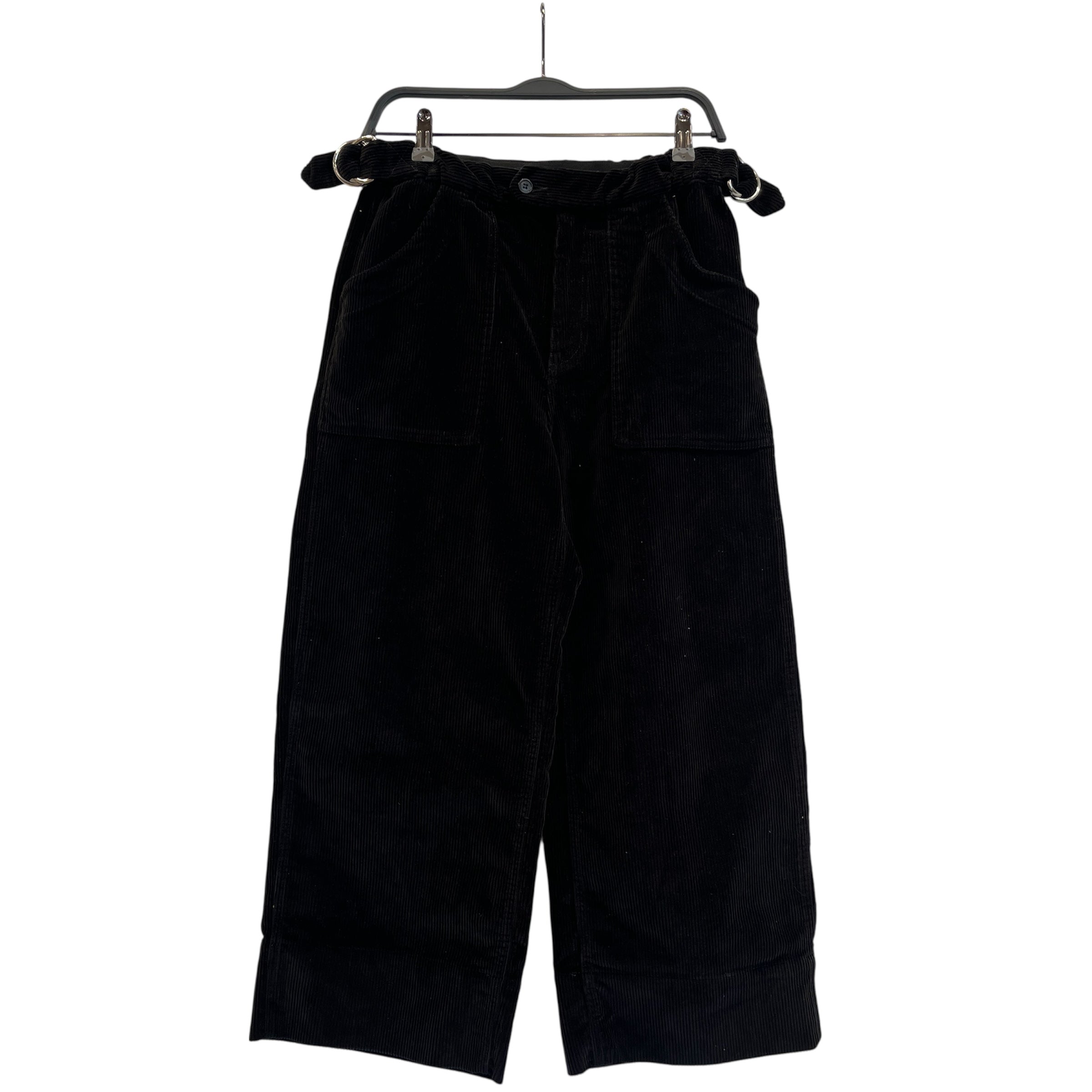 R13/Straight Pants/26/Corduroy/BLK/Side Belt view 1