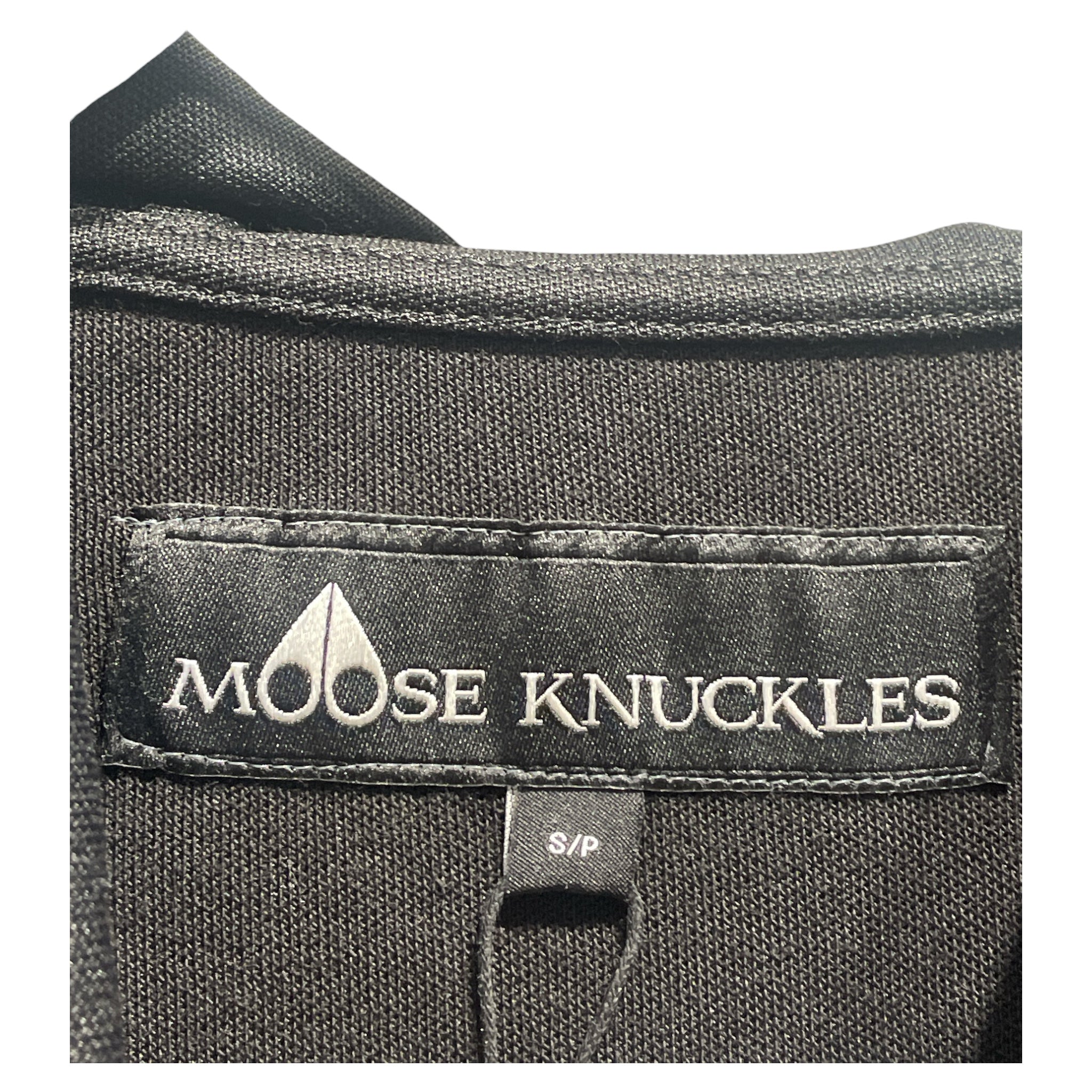 MOOSE KNUCKLES/Jacket/S/BLK/GOLD LOGO view 3