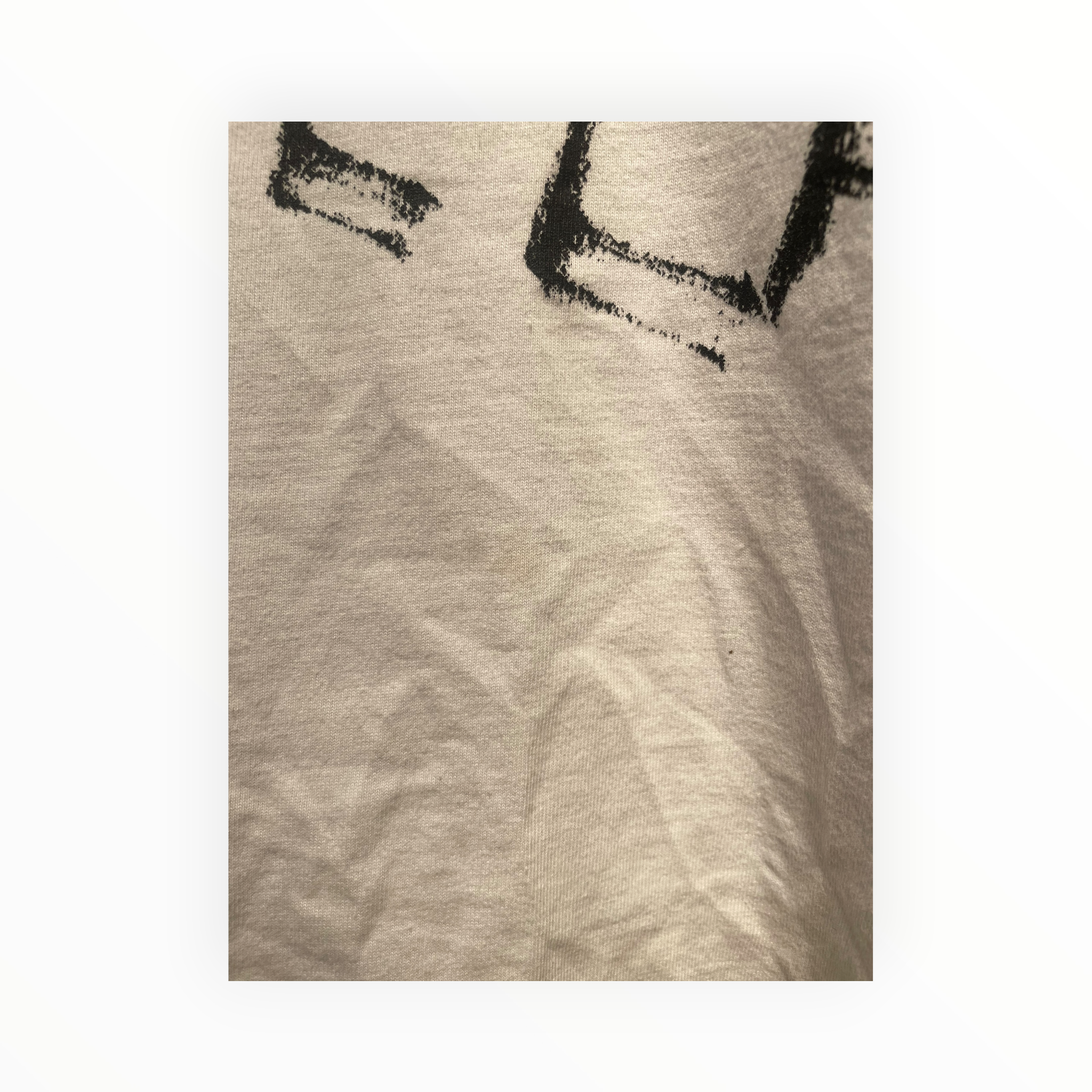 MM6/T-Shirt/46/Cotton/WHT/Graphic/BLACK BRAND GRAPHIC view 5