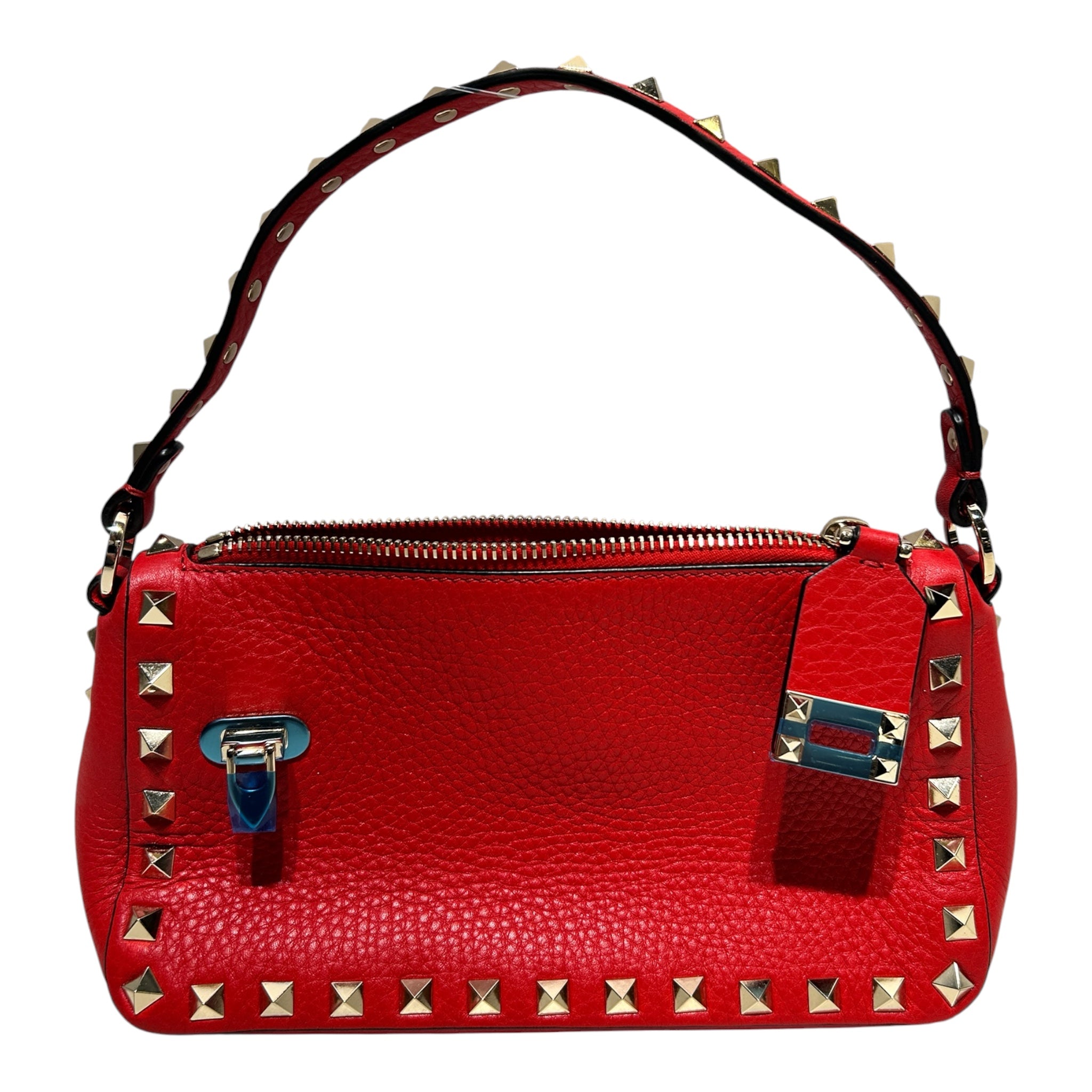 VALENTINO GARAVANI/Bag/Leather/RED/STUD BAG view 2