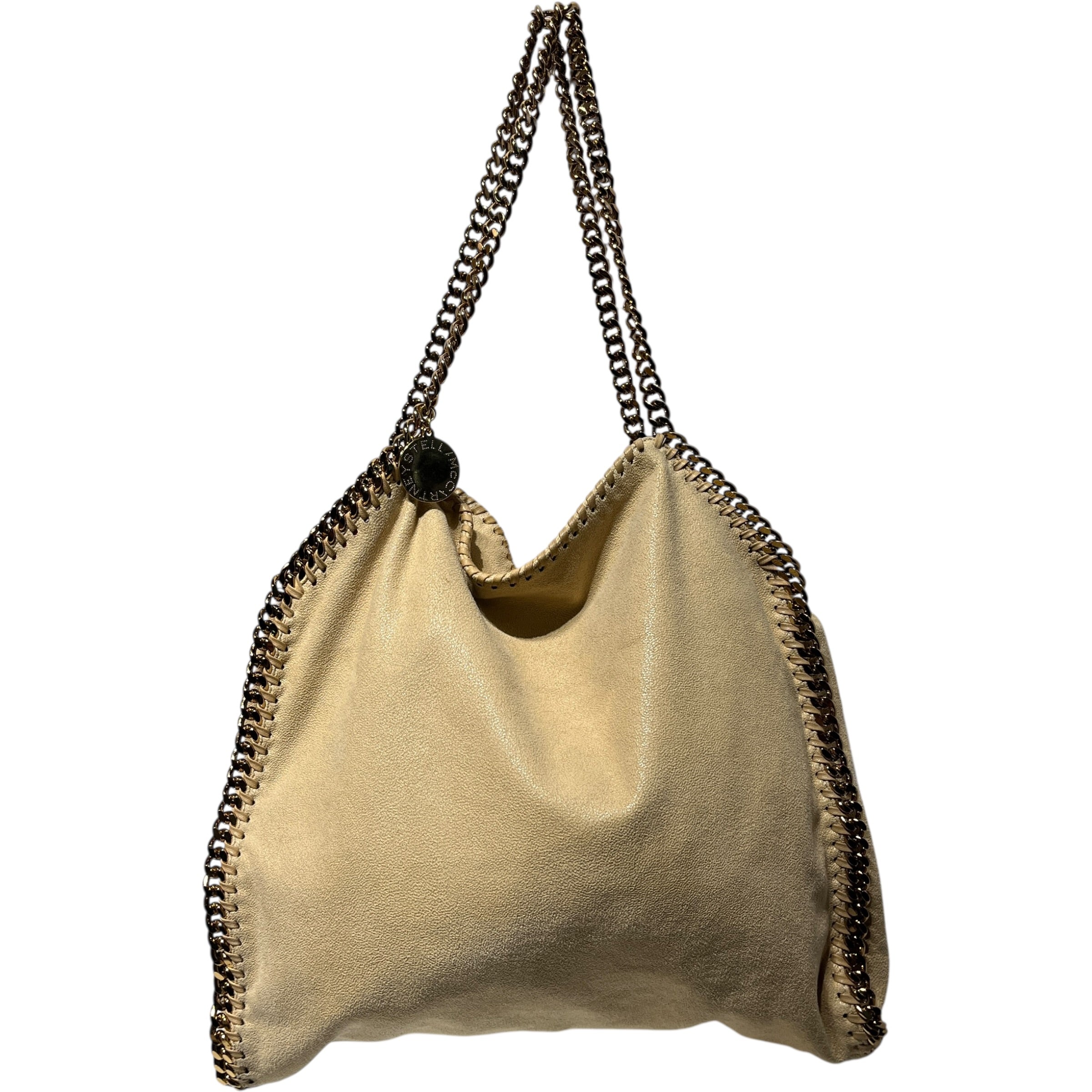 STELLAMcCARTNEY/Hand Bag/Suede/BEG/Falabella Gold Hardware view 1