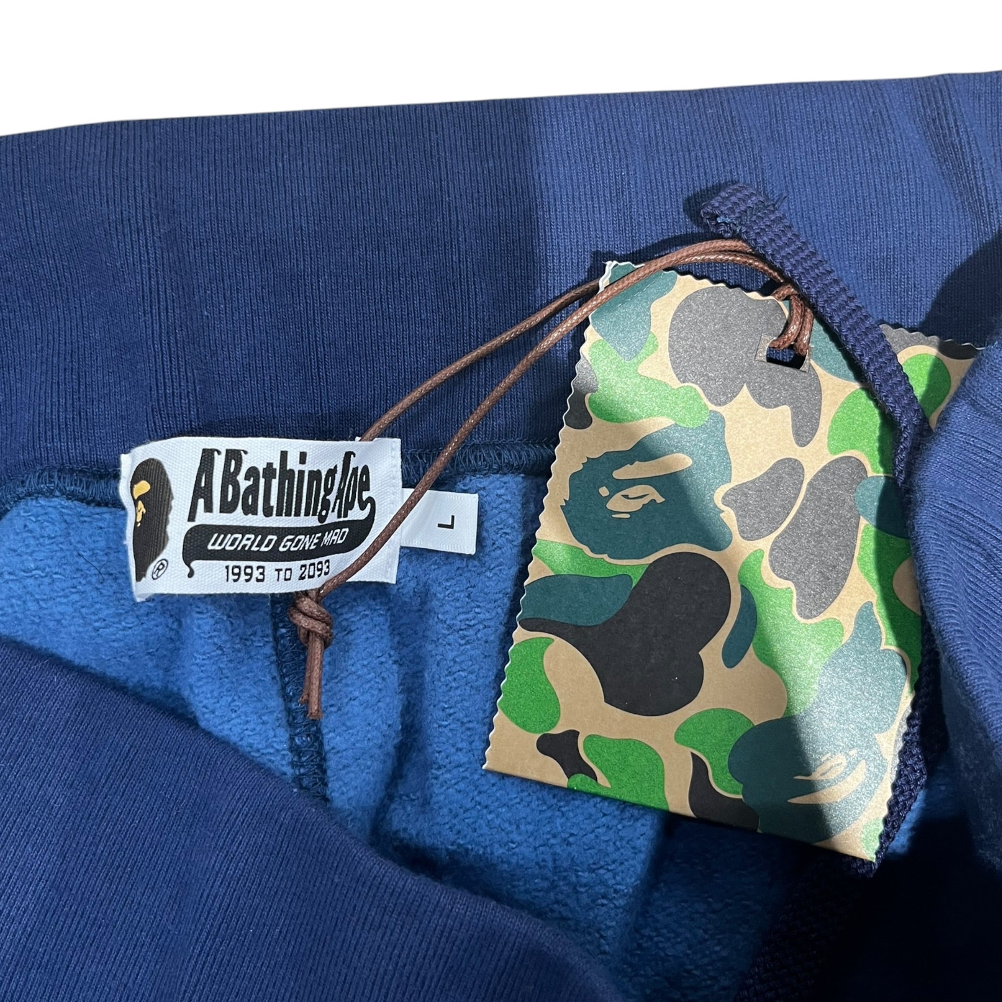 A BATHING APE/Pants/L/Cotton/NVY/Joggers/Camouflage/Ape Head Patch view 3