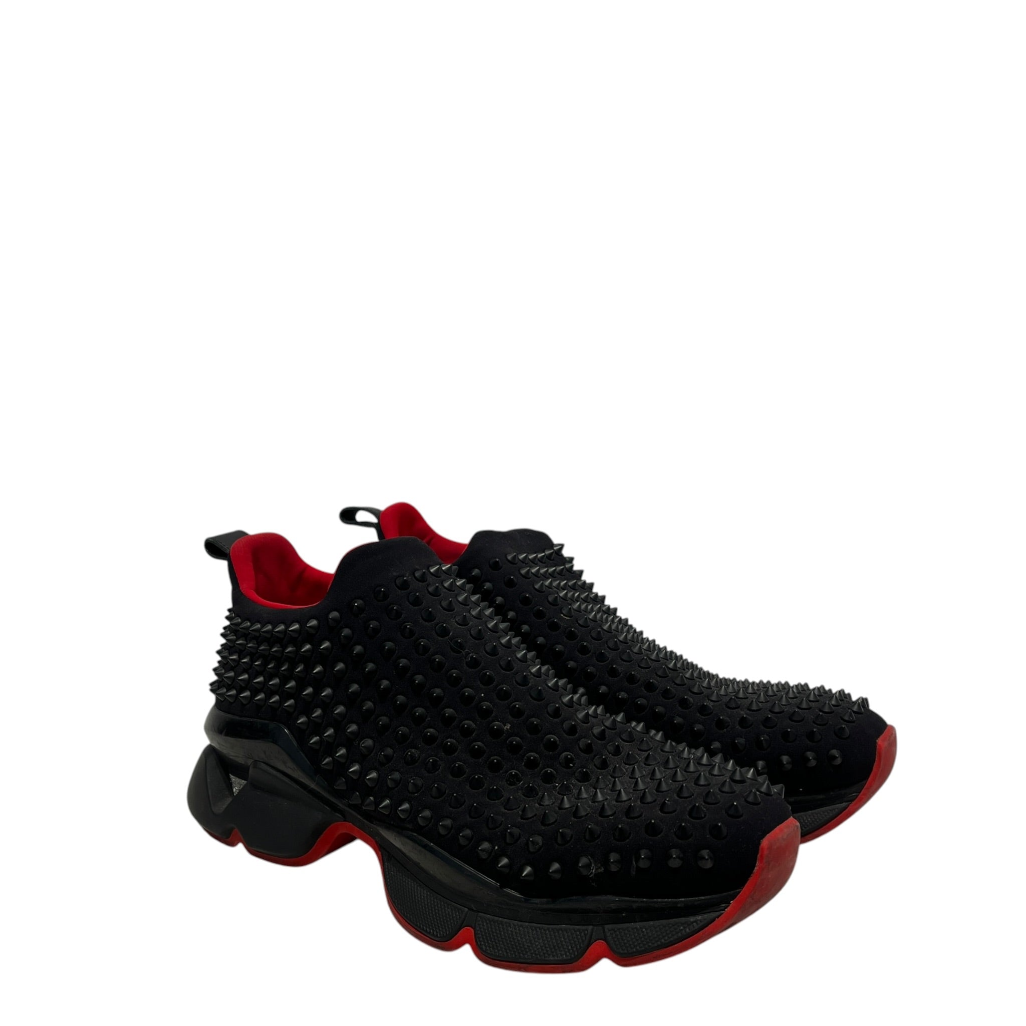 Christian Louboutin/Low-Sneakers/EU 43/BLK/SPIKED SOCK LOUBOUTIN SNEAKER view 1