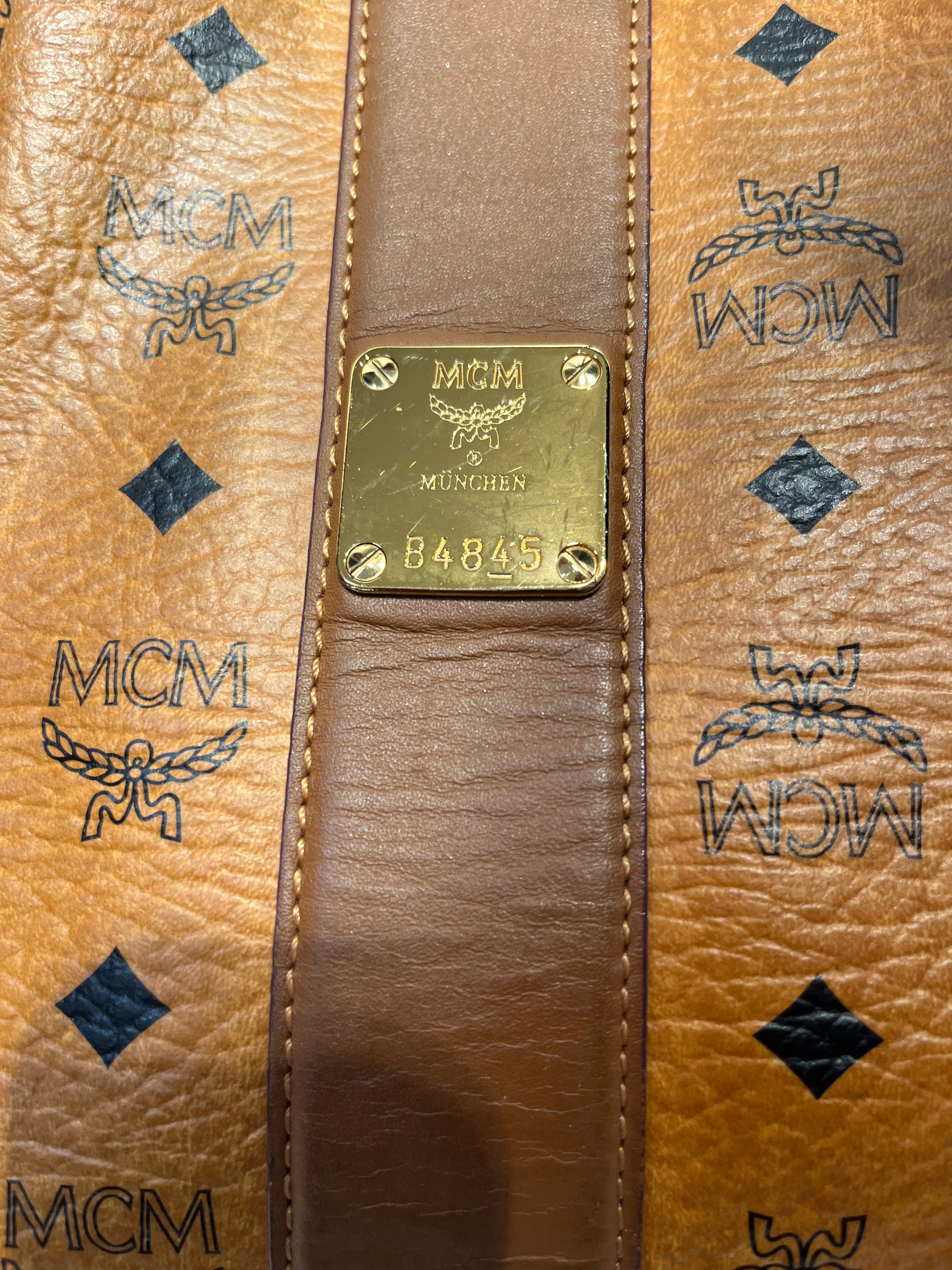 MCM/Tote Bag/Monogram/Leather/CML/McM tote with matching shopper view 7