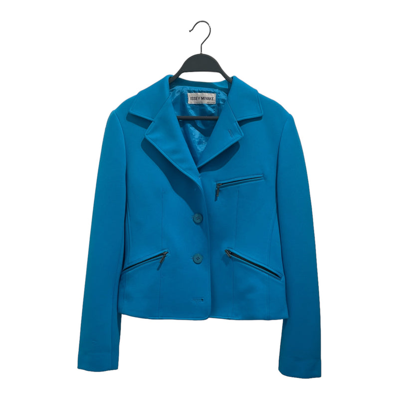 ISSEY MIYAKE/Jacket/M/Polyester/BLU/LIGGHT BLUE COLLARED JKT – 2nd STREET  USA