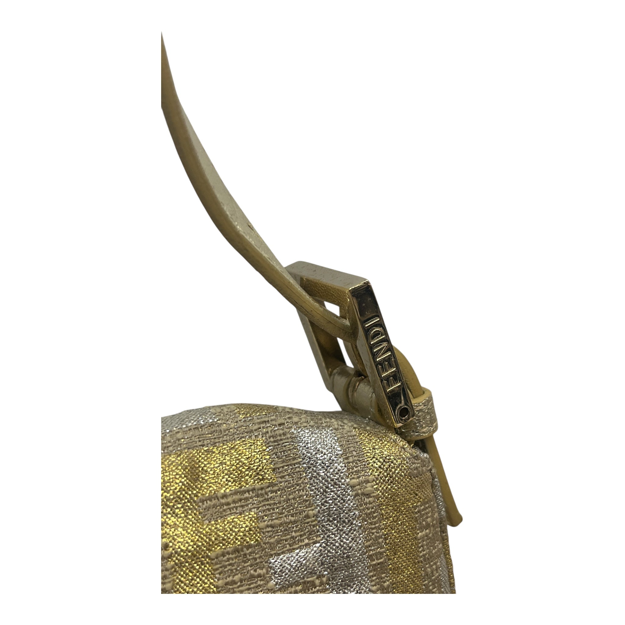 FENDI/Hand Bag/Monogram/BEG/ZUCCA FF BAGUETTE SLV/GLD view 5