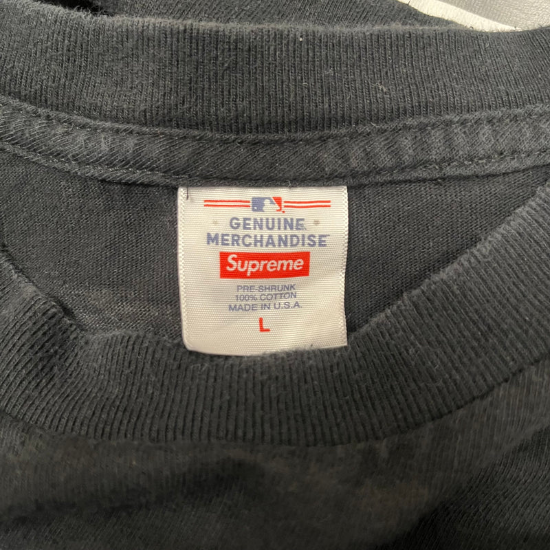 Supreme/T-Shirt/L/Cotton/BLK/white sox