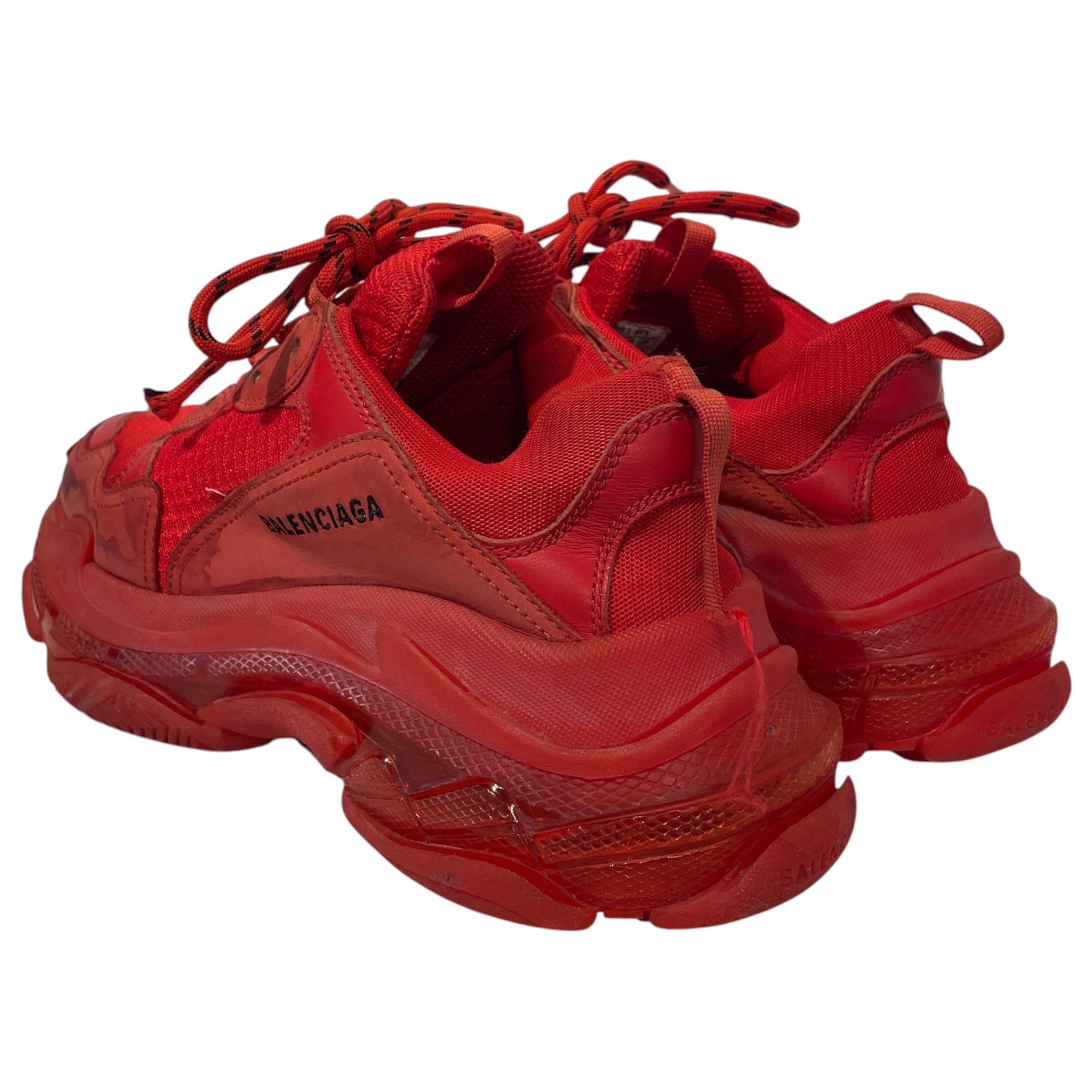 BALENCIAGA/Low-Sneakers/US 9/Nylon/RED/ view 2