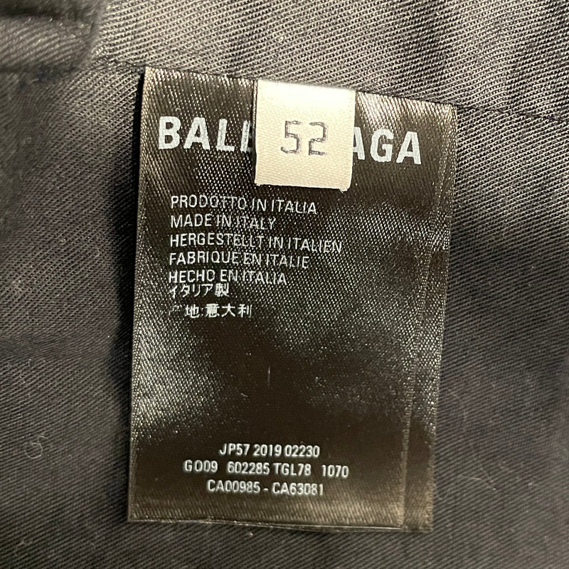 BALENCIAGA/Jacket/52/Cotton/BLK/All Over Print/