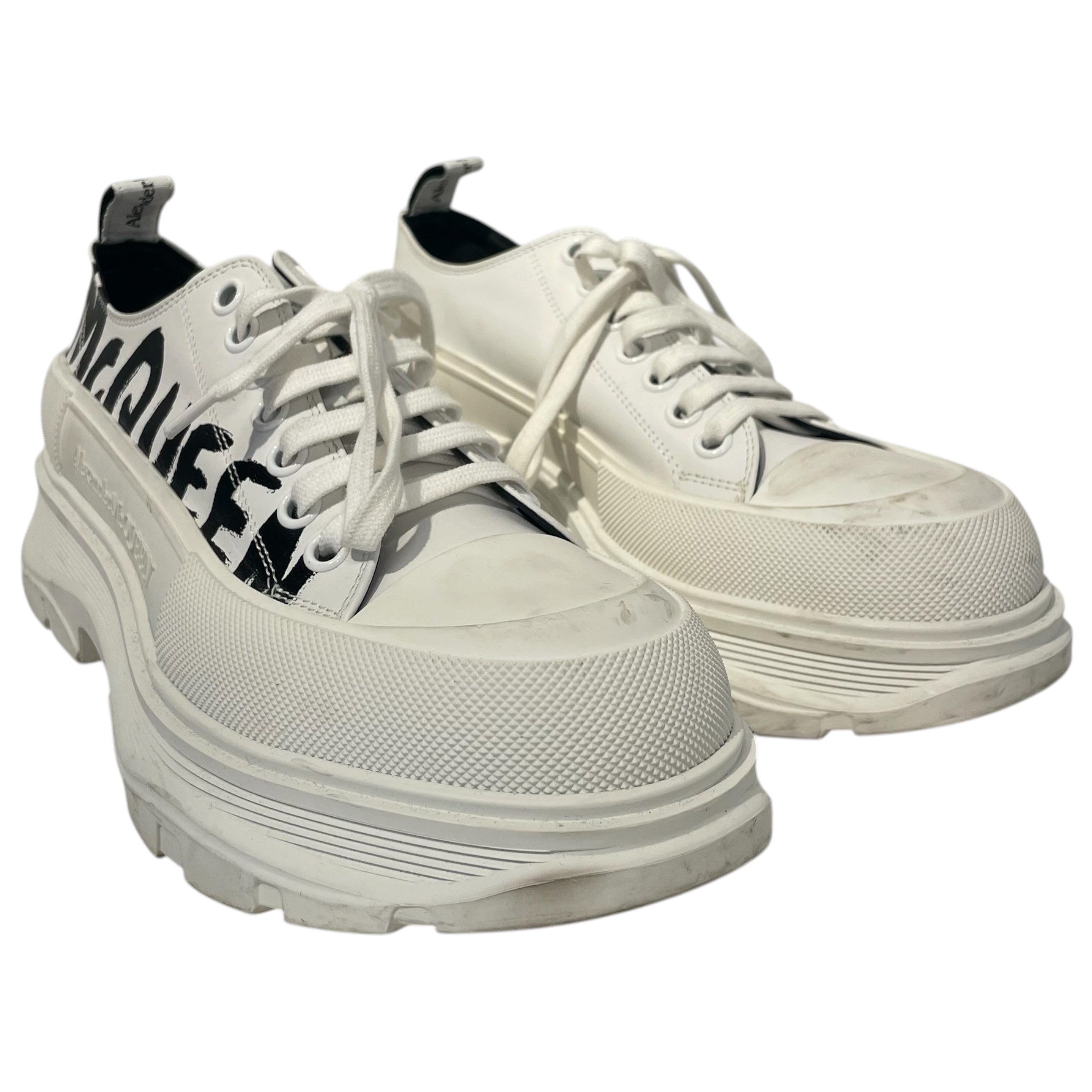 Alexander McQueen/Low-Sneakers/EU 42/Monogram/Leather/WHT/682423 view 1