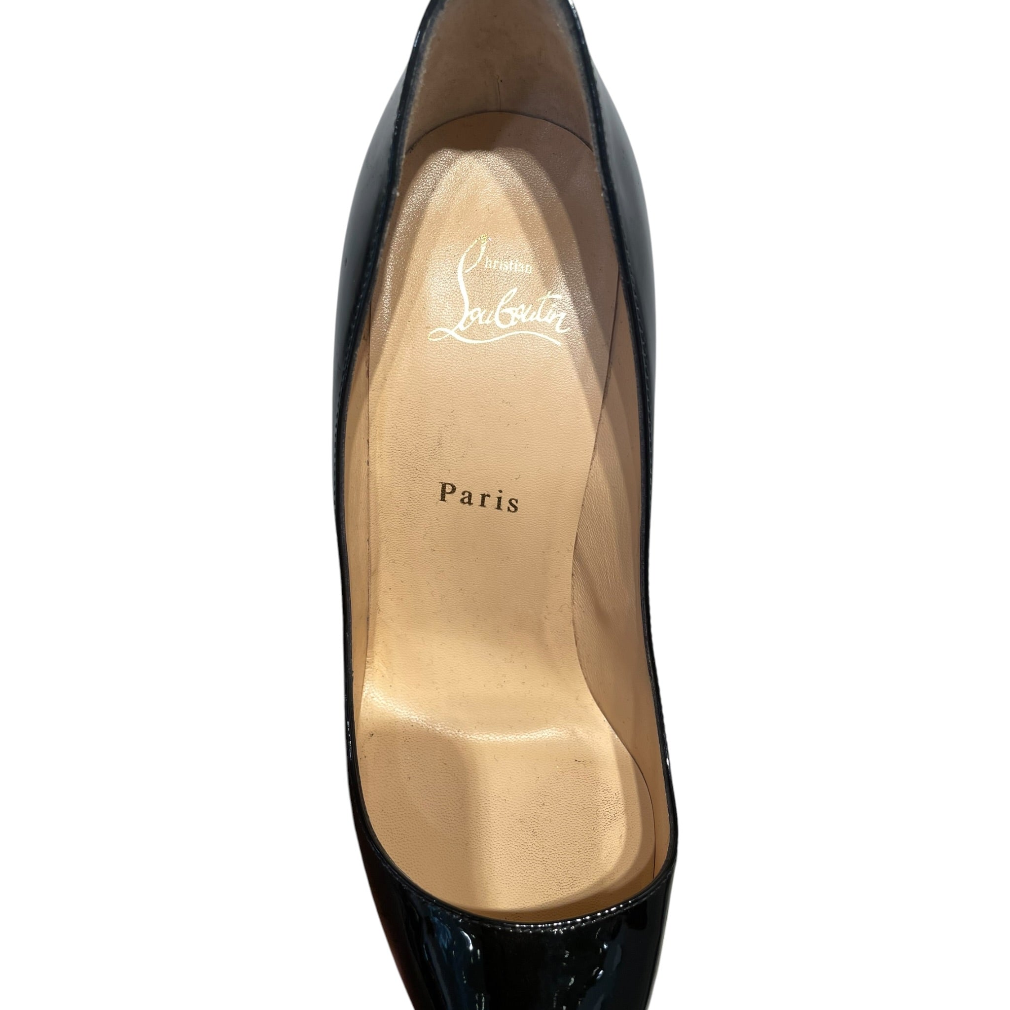 Christian Louboutin/Heels/EU 40/Leather/BLK/SO KATE POINTED TOE PUMP view 3