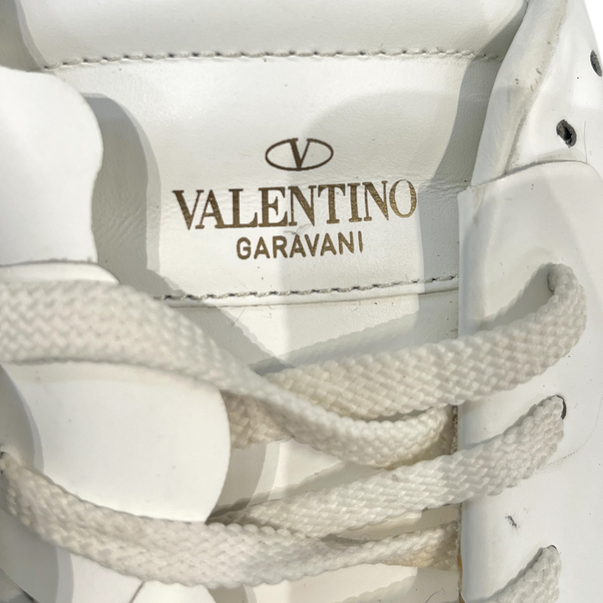 VALENTINO GARAVANI/Low-Sneakers/EU 45/Leather/WHT/ view 4