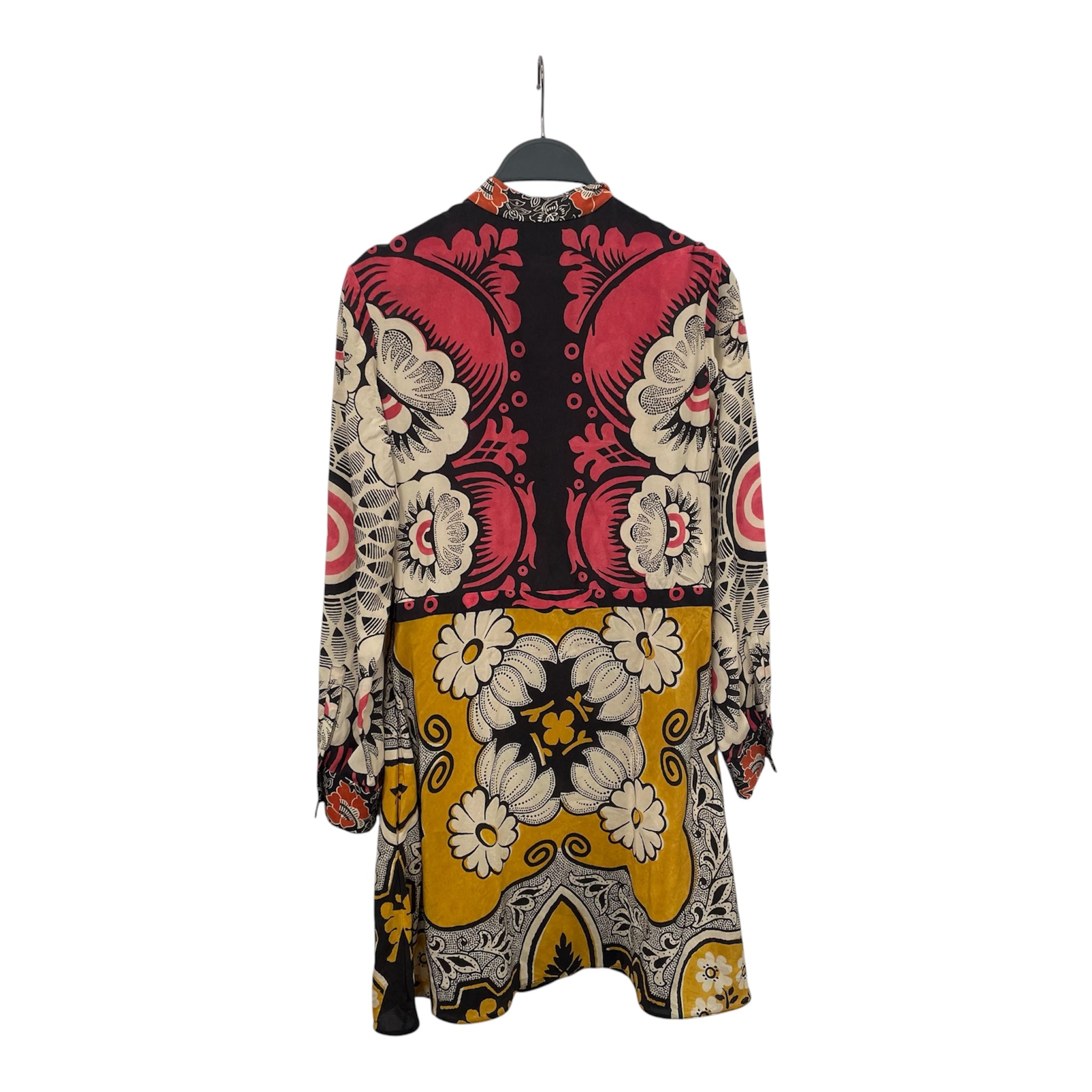 VALENTINO/LS Dress/S/All Over Print/Nylon/BLK/ view 2