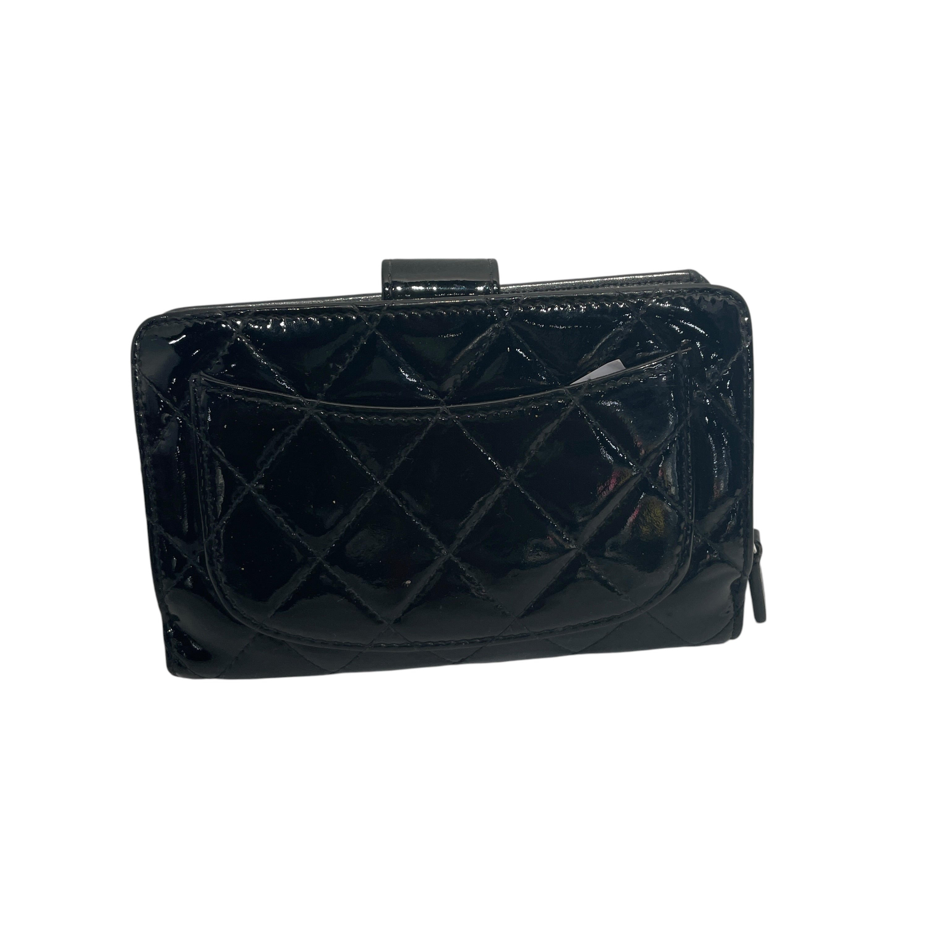 CHANEL/Wallet/Leather/BLK/L's/ view 2