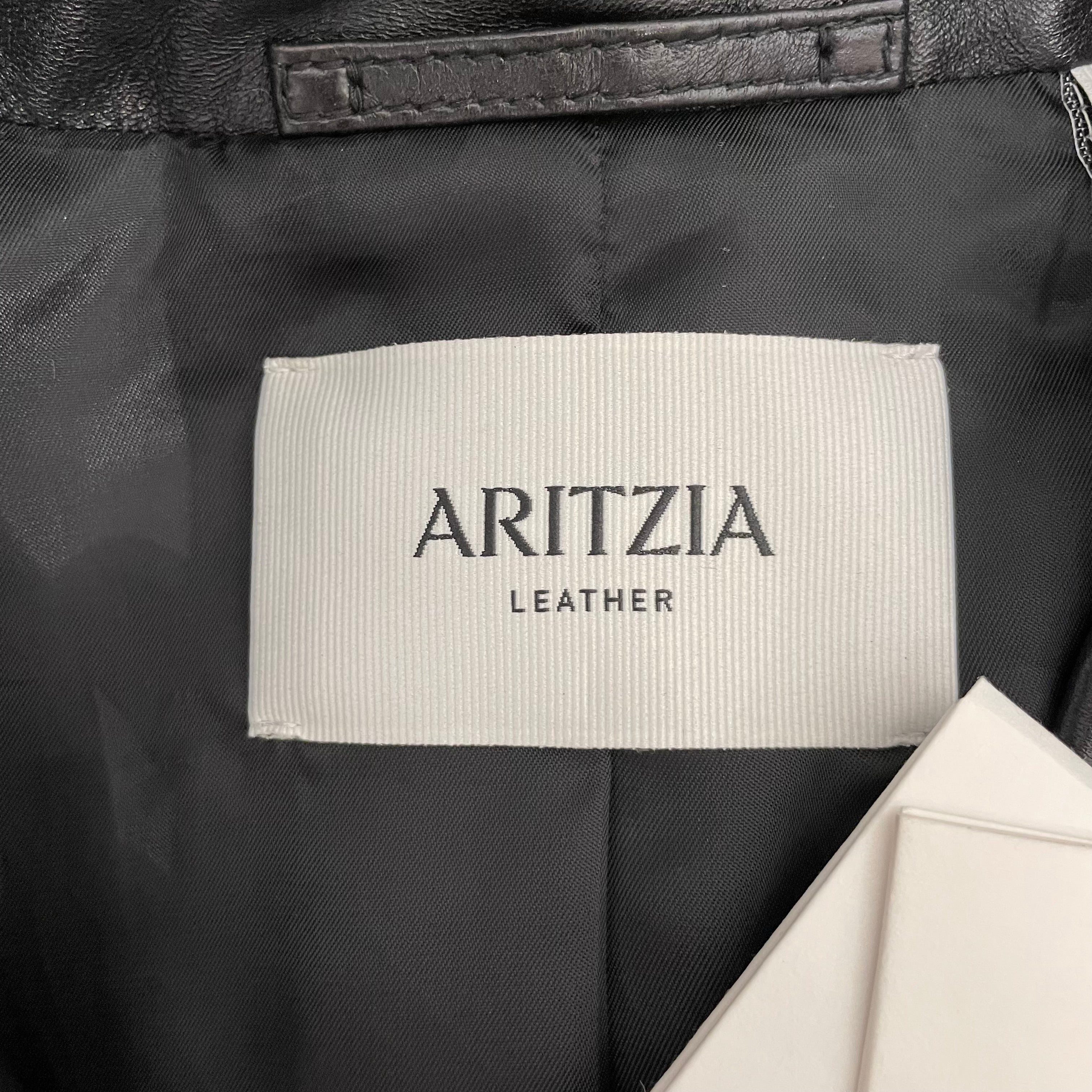 ARITZIA/Leather Jkt/4/Leather/BLK/GILLIAN view 4
