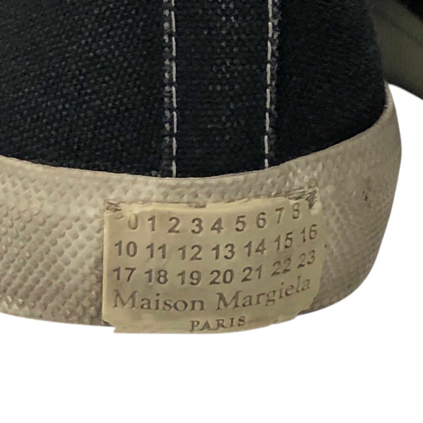 Maison Margiela/Low-Sneakers/EU 36/Cotton/BLK/TABI SNEAKERS view 5