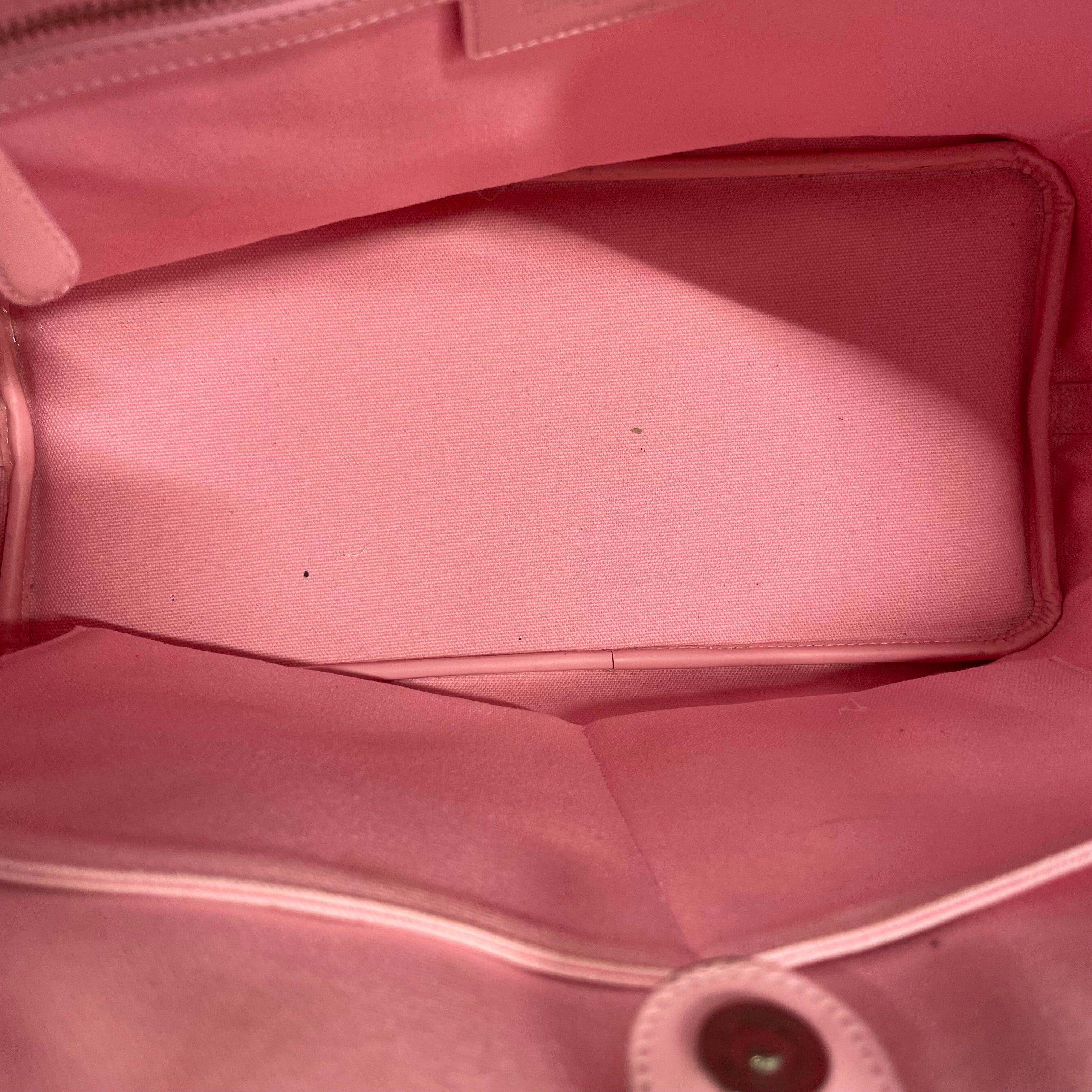 Christian Dior/Hand Bag/FREE/Leather/PNK/CANNAGE PANAREA TOTE view 4