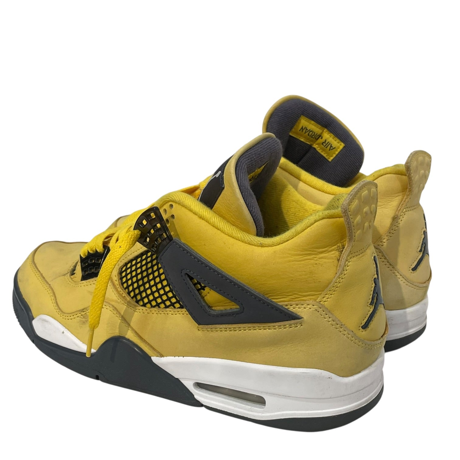 NIKE/AIR JORDAN 4 RETRO/Hi-Sneakers/US 10.5/Leather/YEL/CT8527-700 view 2
