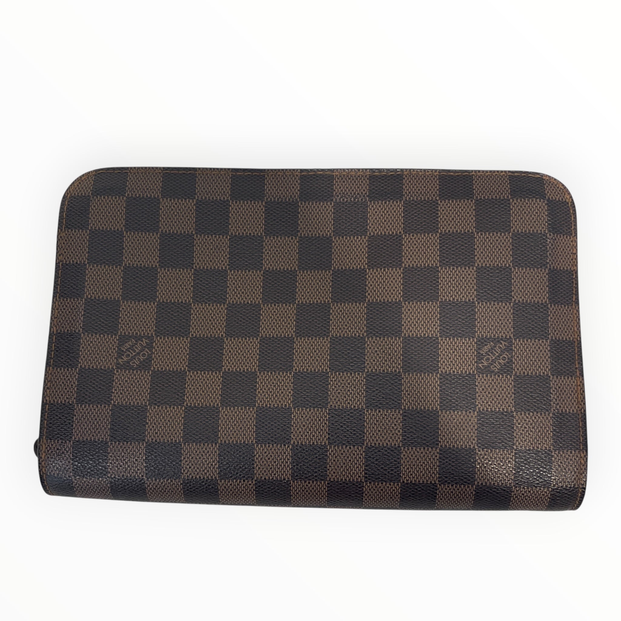 LOUIS VUITTON/Pouch/Monogram/Leather/BRW/damier saint louis clutch view 2