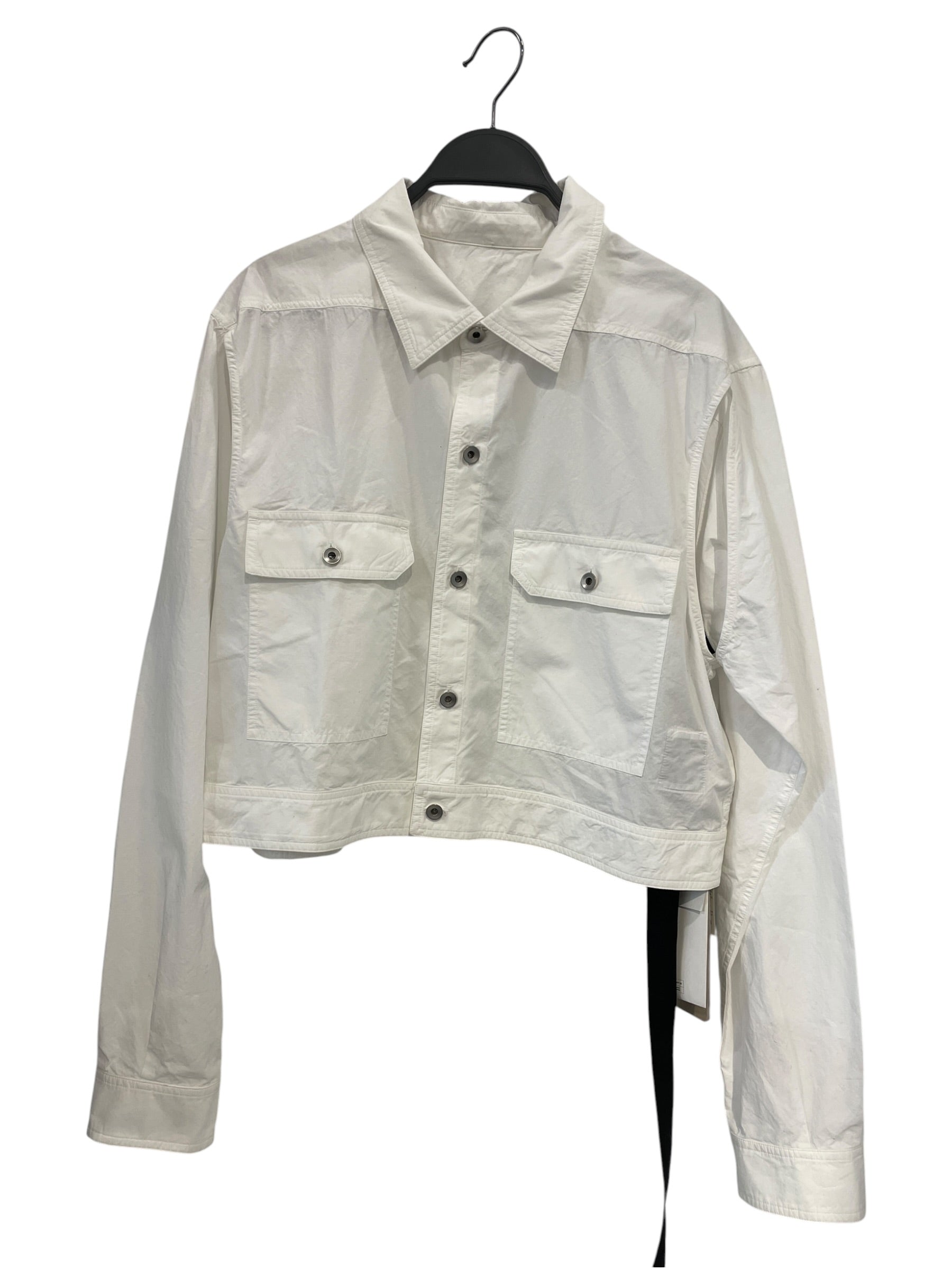 RICK OWENS DRKSHDW/Denim Jkt/M/Cotton/WHT/DS01D1702-P/ARMPIT CUT OUT view 1