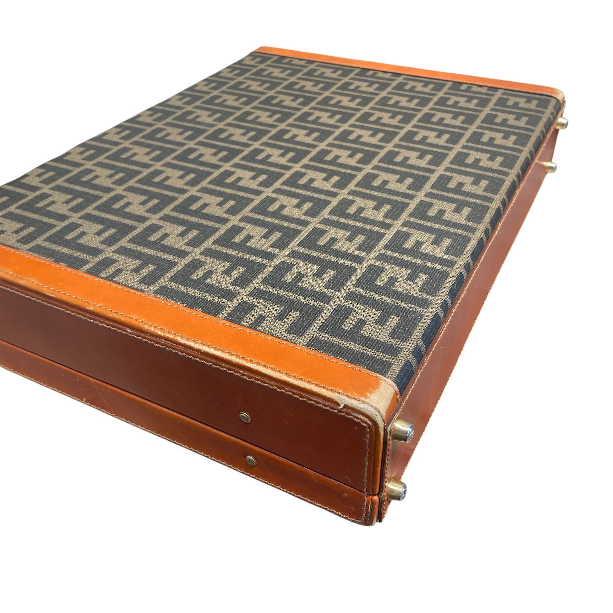 FENDI/Briefcase/Monogram/Leather/BRD/vintage zucca monogram view 6