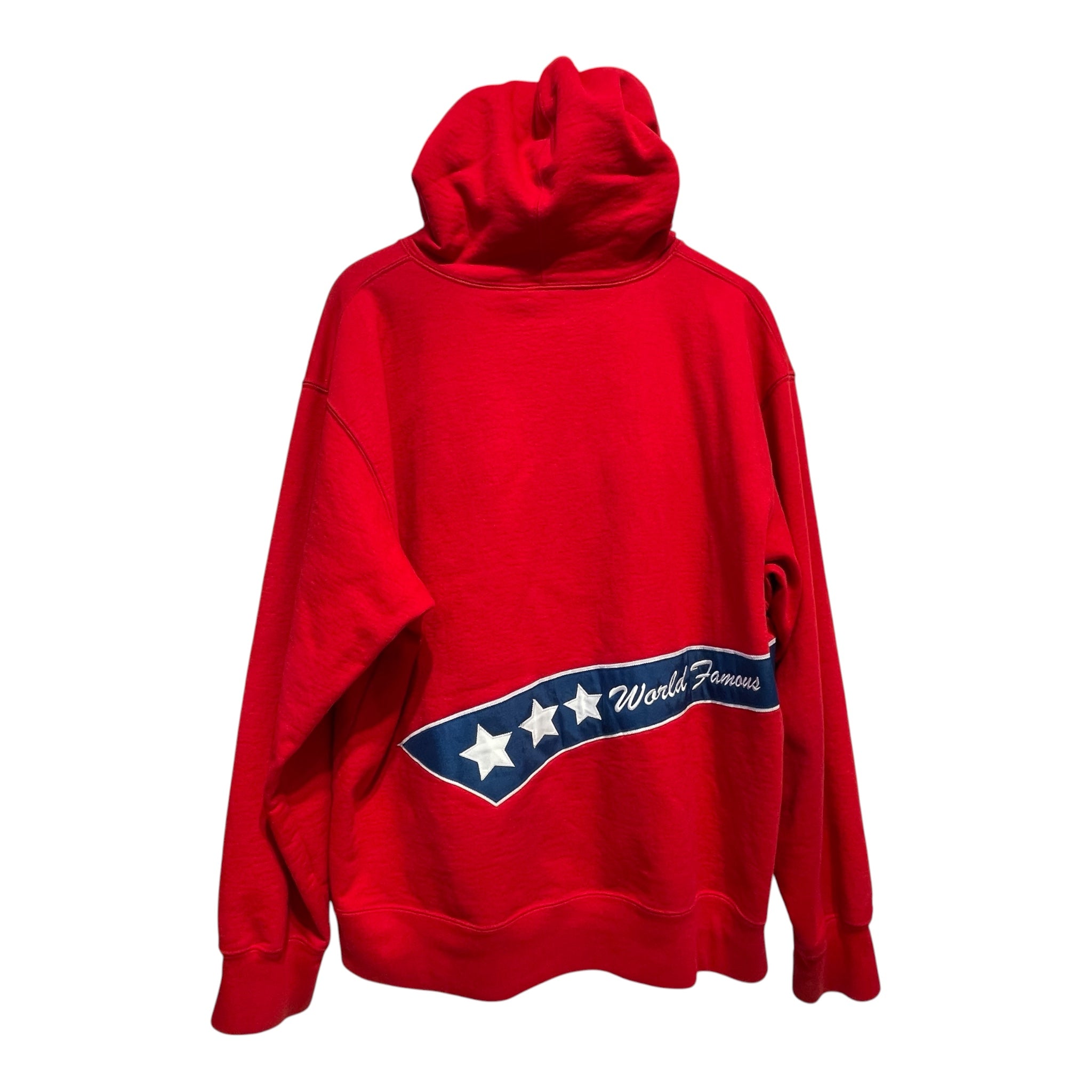 Supreme/Hoodie/L/Graphic/Cotton/RED/tail hooded view 2